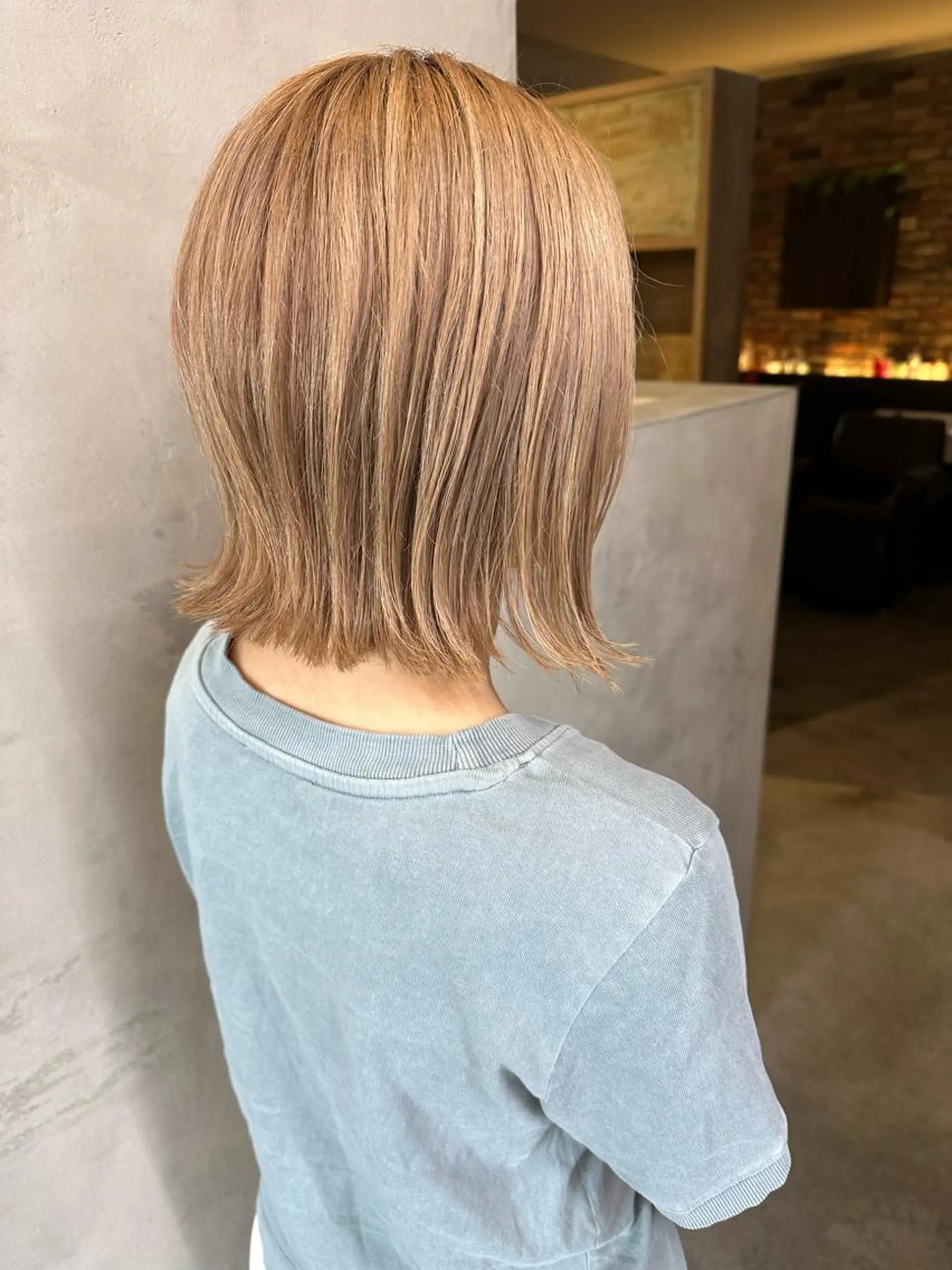 ミディアム ボブ Salonde  COCO所属・メンズ専門美容師 RIOのヘアスタイル