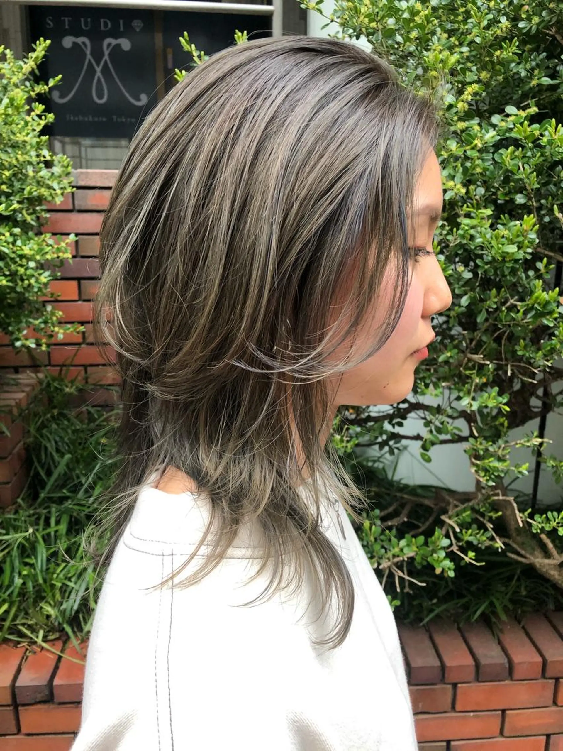 セミロング カラー spooopy所属・🕊大垣 めぐみ🕊のヘアスタイル