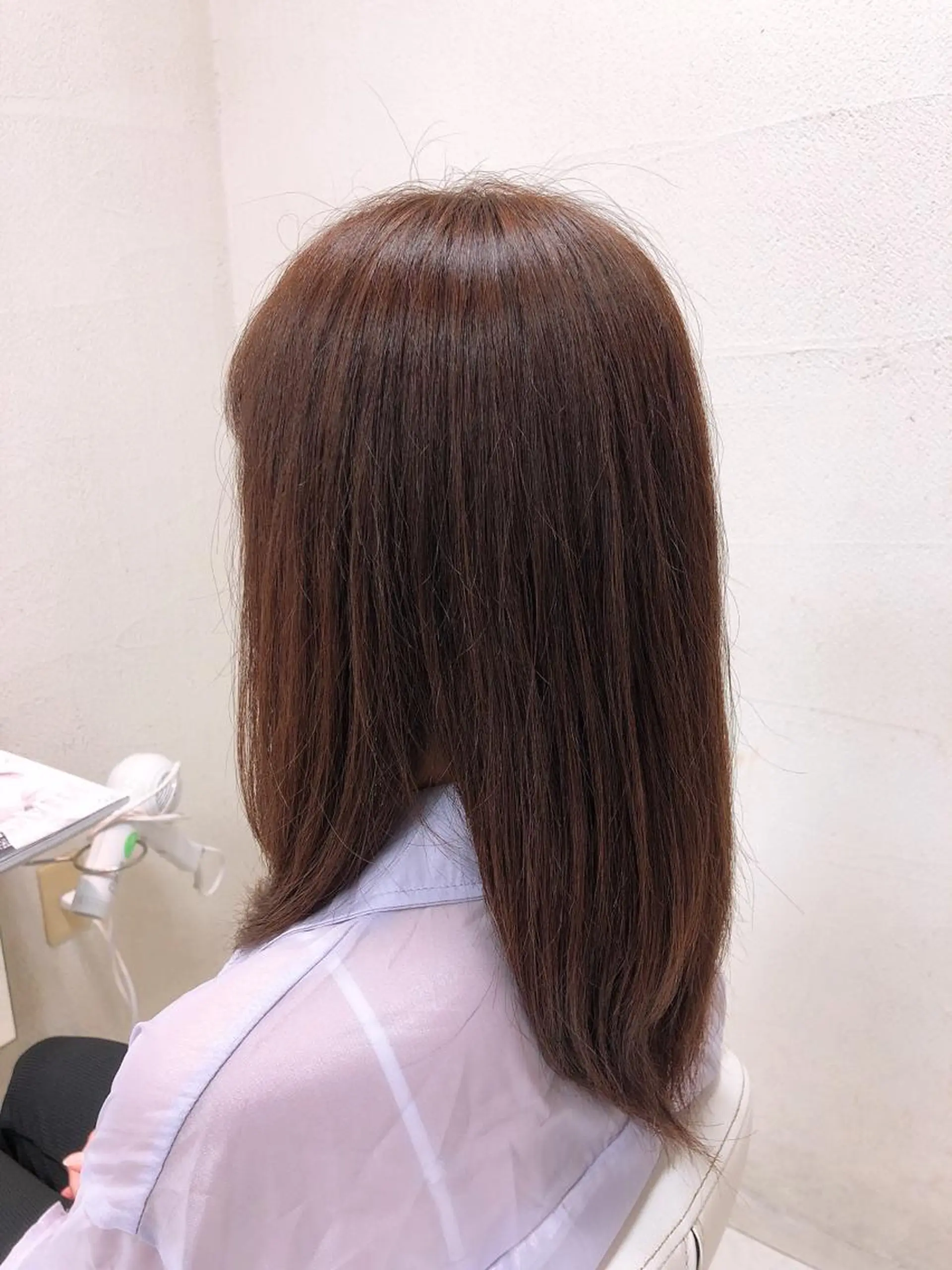 ミディアム ヘアカラー トリートメント 阿部 美咲のヘアスタイル