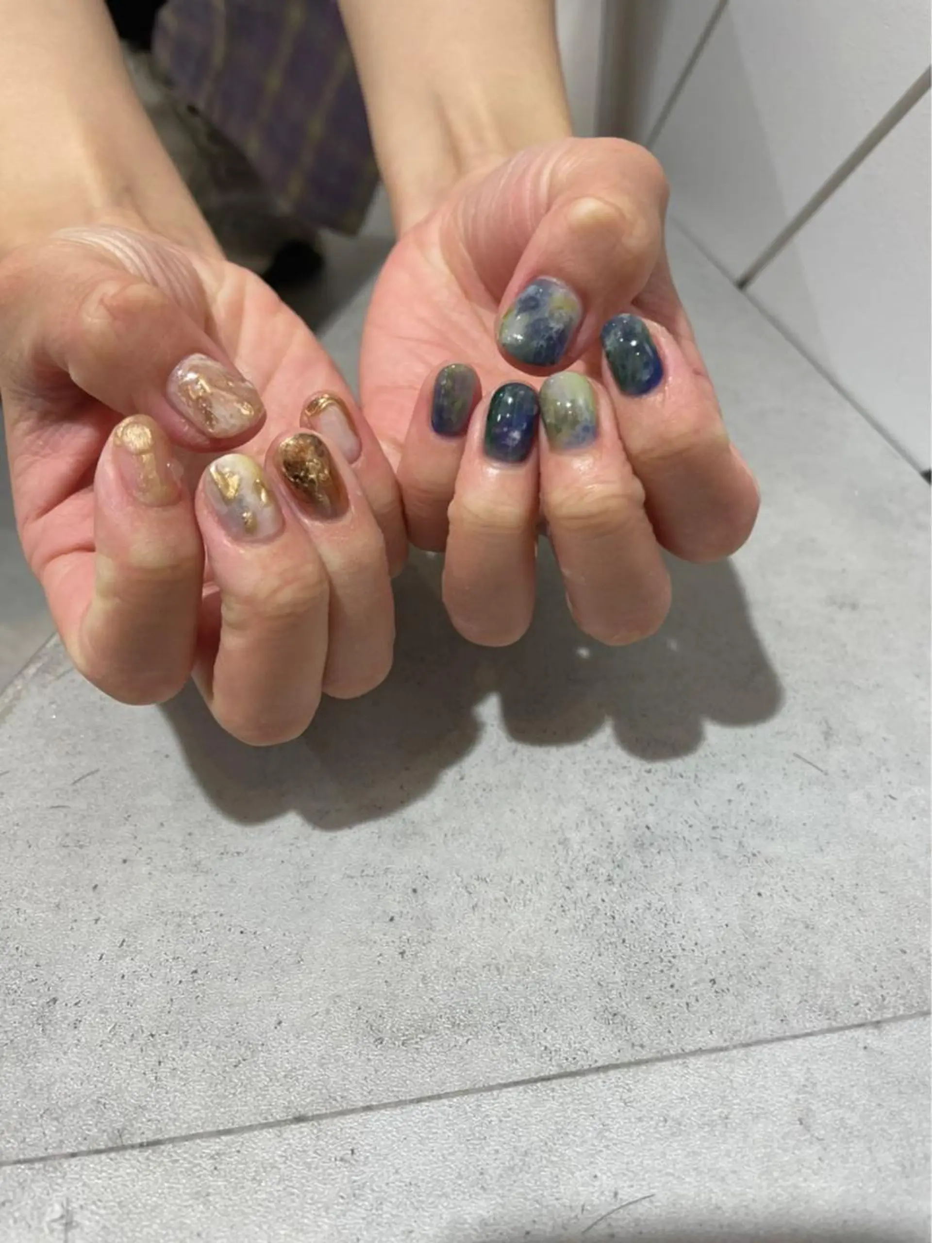 ネイル ハンドネイル Trico Antique所属・岩本 杏のネイルデザイン