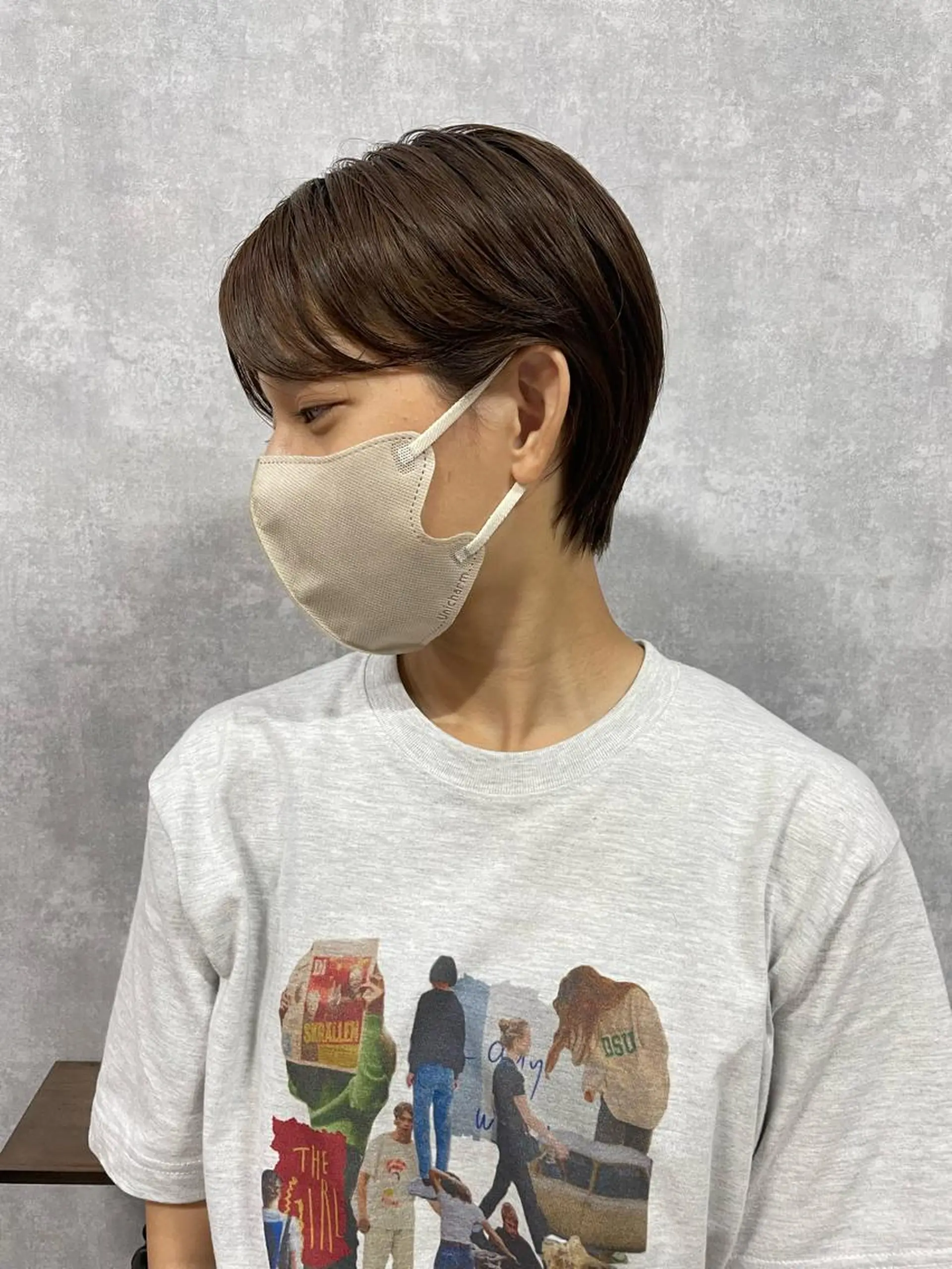 ショート 切りっぱなしボブ ショートボブ ハンサムショート 丸みショート アッシュ カット ヘアカラー トリートメント C’LD hair produce /シールドヘア所属・モテ髪/ボブ/ショー ト/アダチフウトのヘアスタイル