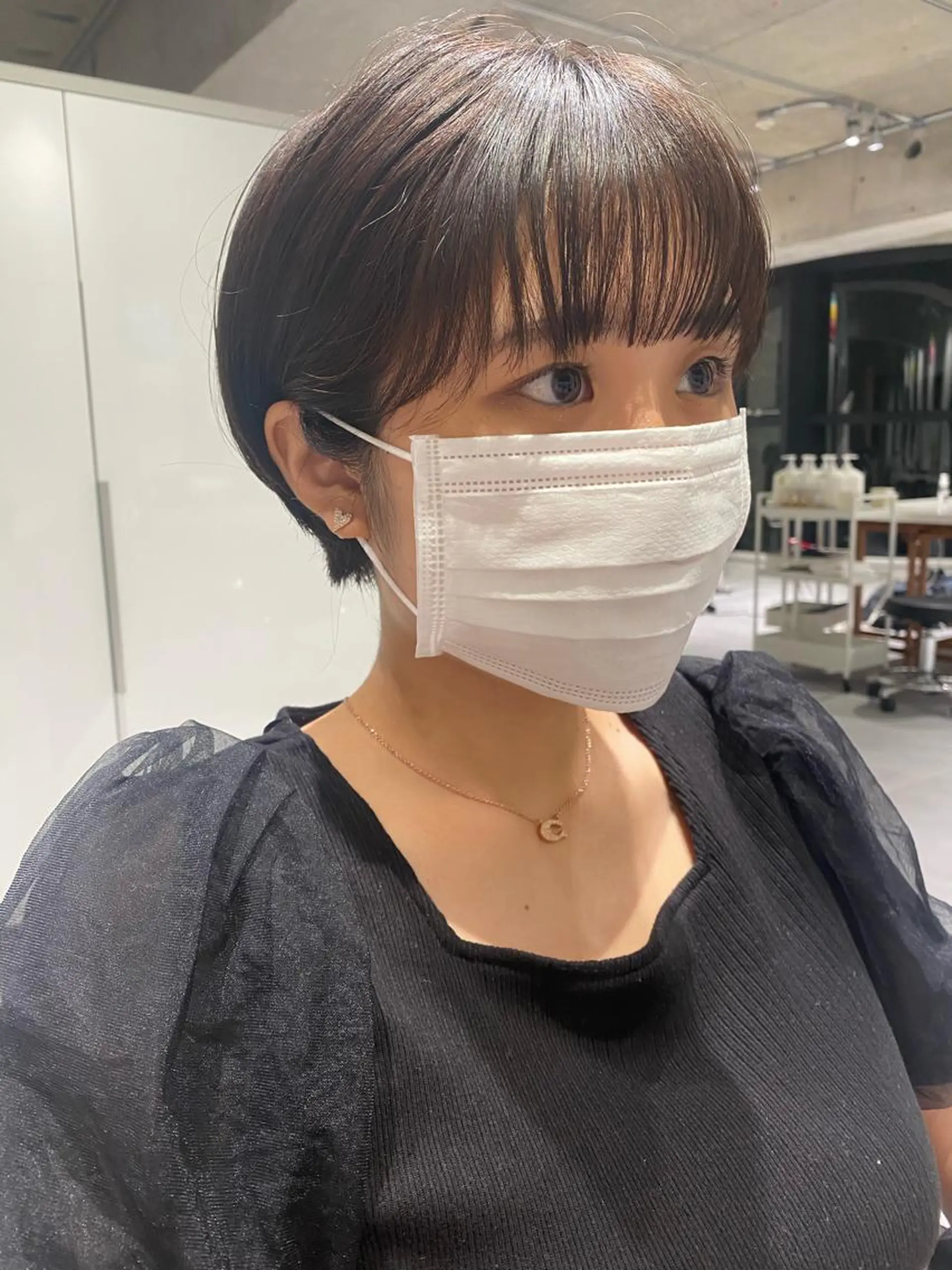 ショート カラー ヘアアレンジ ショートヘア stylist/蛯谷 珠里のヘアスタイル