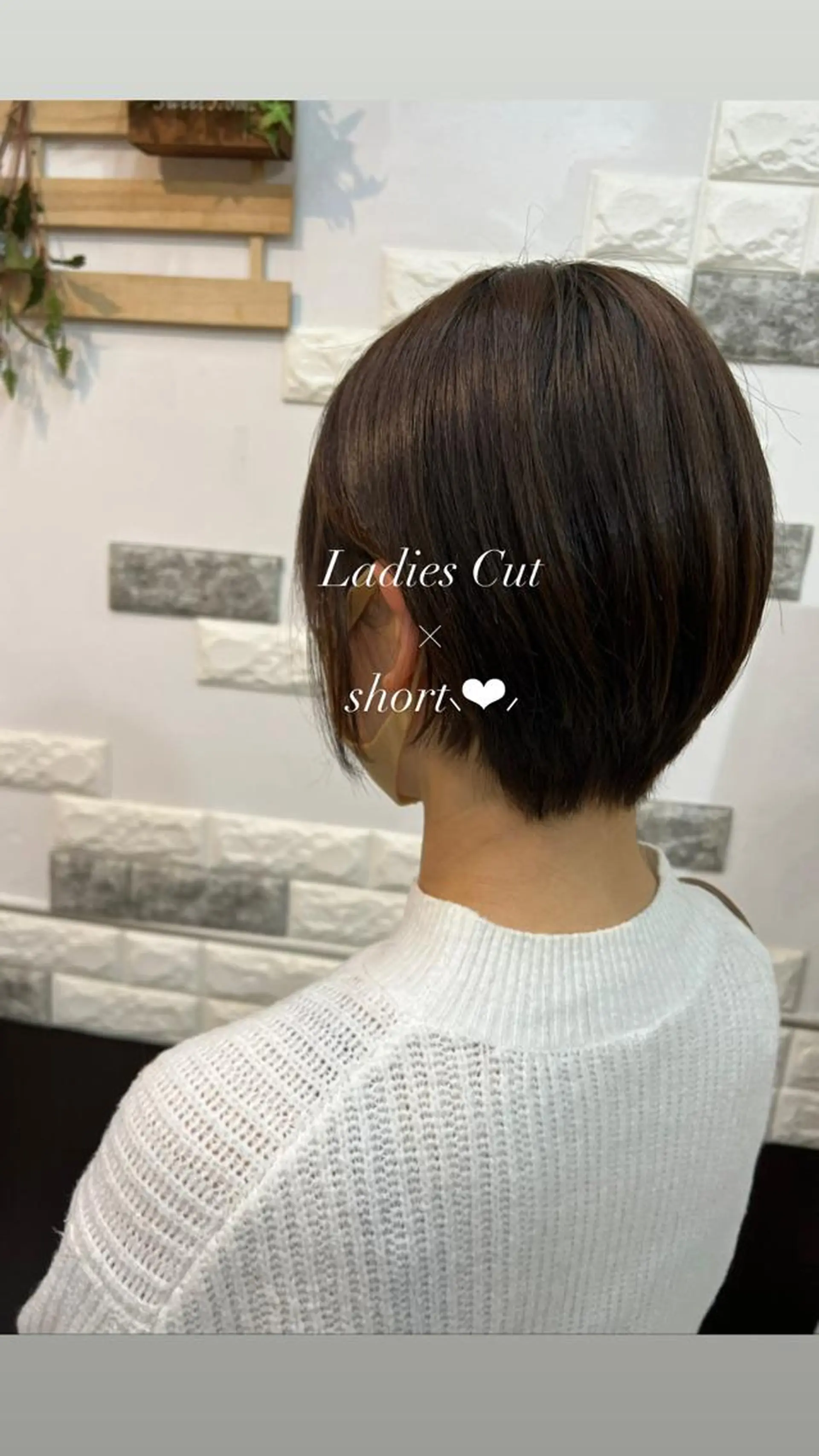 ショート 大人女性ぼかし メンズ強化🦙平作のヘアスタイル