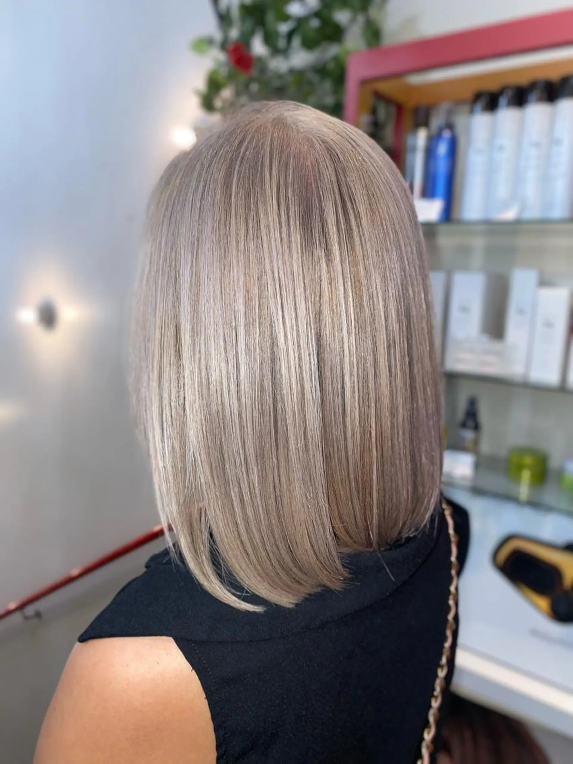 ミディアム ヘアカラー ゆぴ☾‪/推しカラー /ハイトーンのヘアスタイル