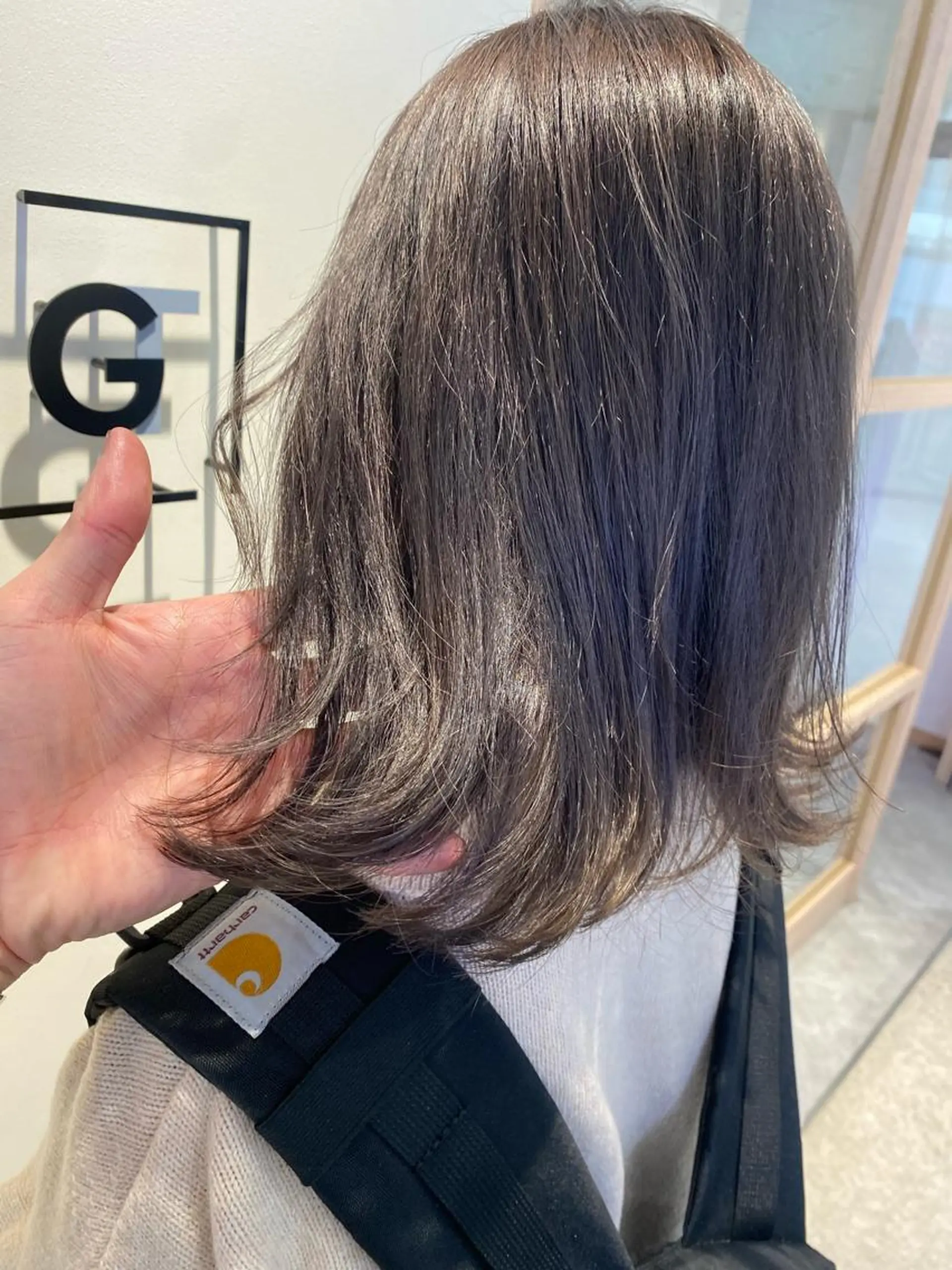 ミディアム GO TODAY  SHAiRE SALON 名古屋店所属・艶カラー/髪質改善/ 西　大喜(ひろき)のヘアスタイル