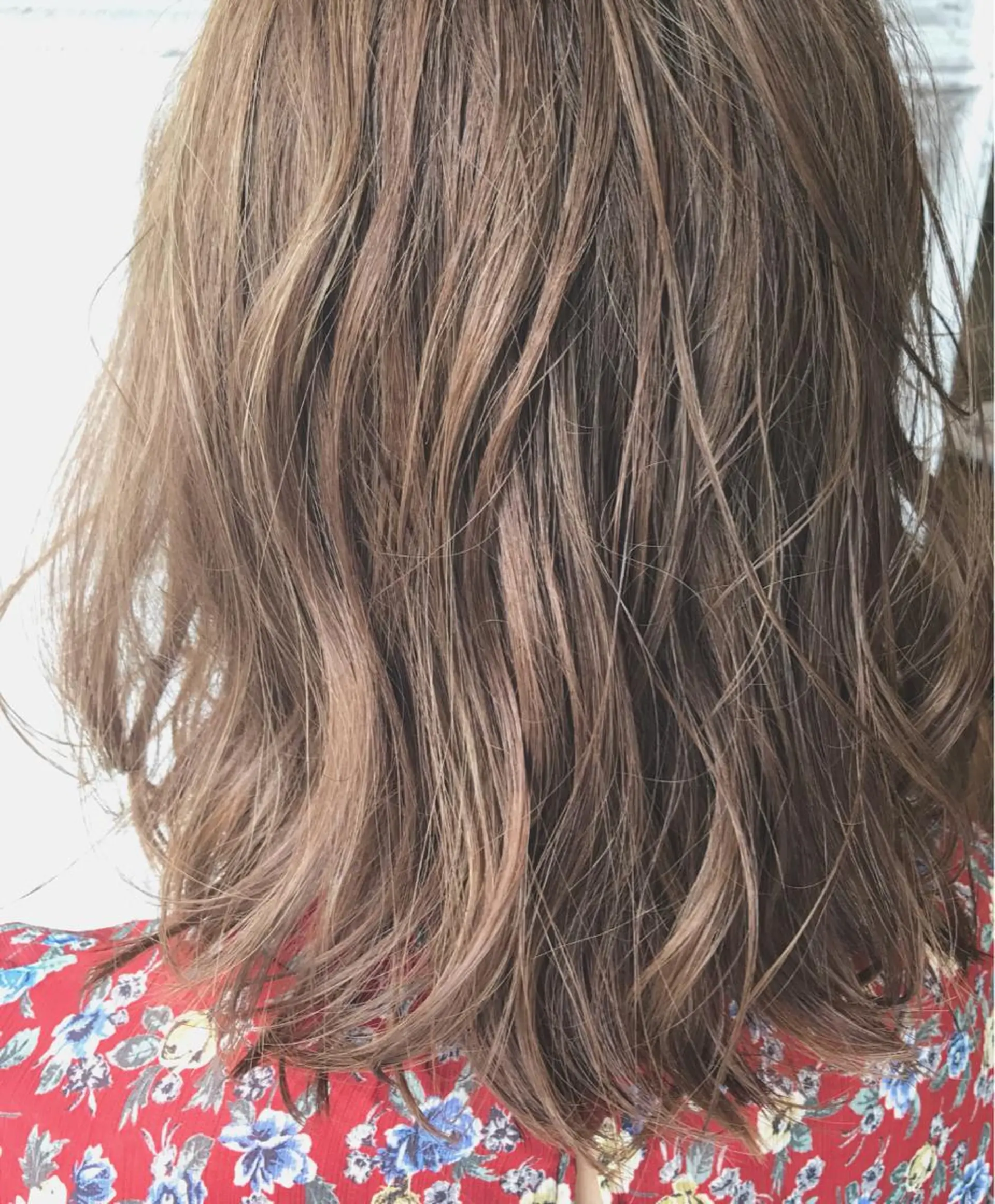 ミディアム カラー 透明感カラー ハイライトカラー ハイライト 日比 貴大/ minim hairのヘアスタイル