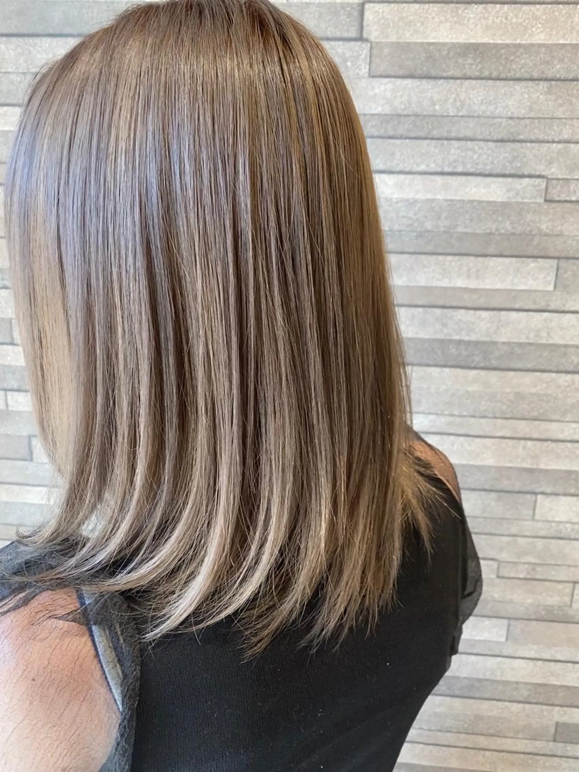 セミロング カラー Gain池下 レディースのヘアスタイル