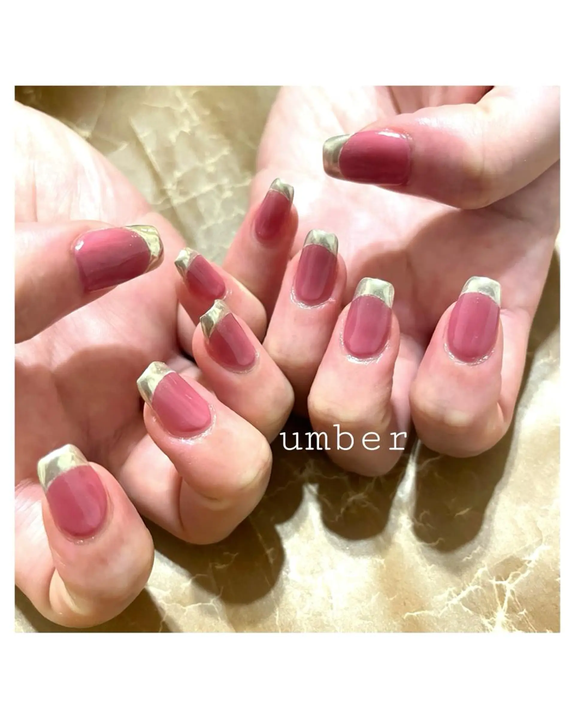 ネイル クリアネイル フラッシュネイル フットネイル フレンチネイル マグネットネイル ハンドネイル umber 三茶1分のネイルデザイン