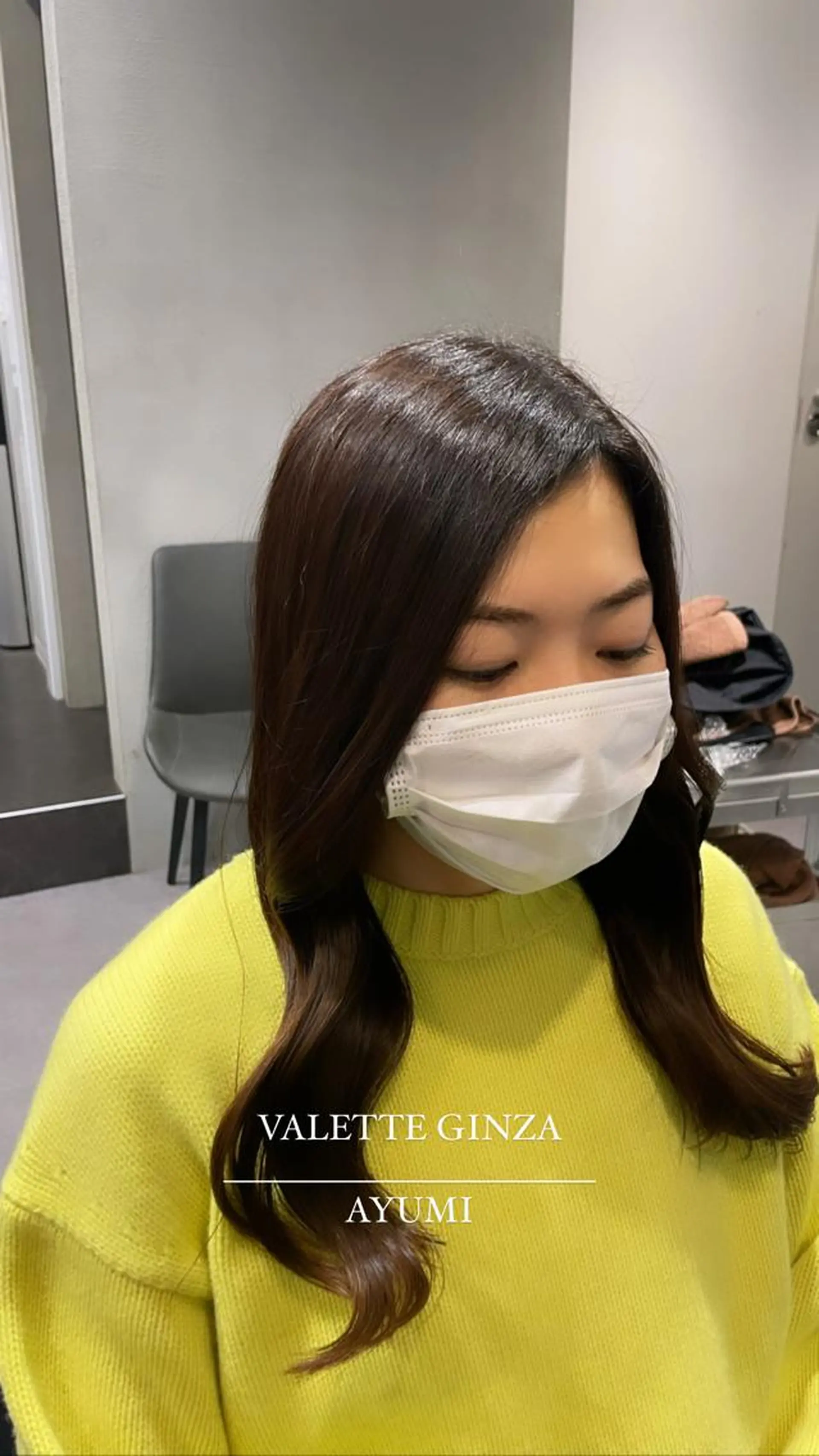 セミロング カラー 銀座/韓国ヘア🤍 レイヤーAYUMIのヘアスタイル