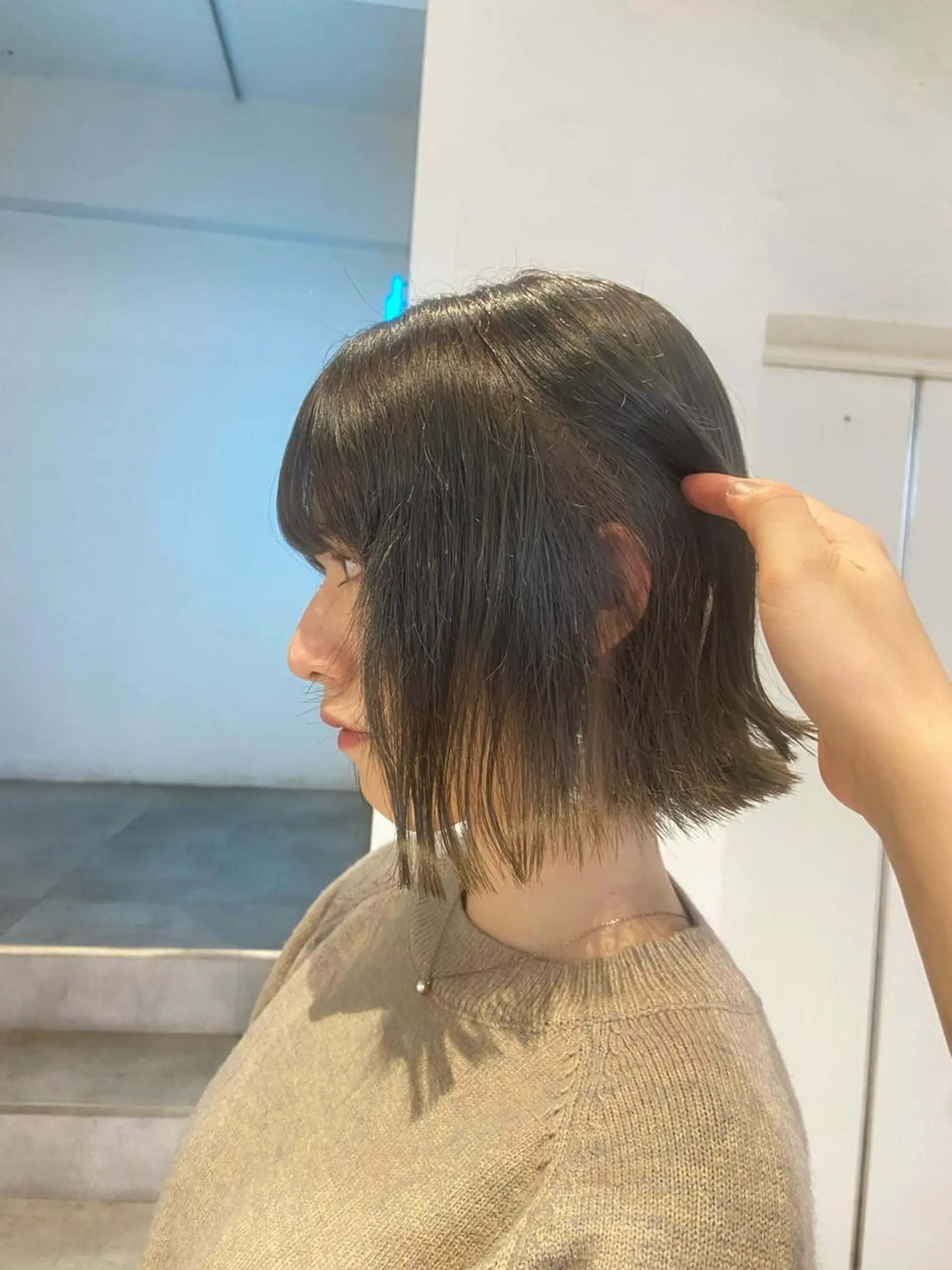 ショート ヘアカラー 🎀韓国レイヤー特化 🎀ベージュ/ミクのヘアスタイル