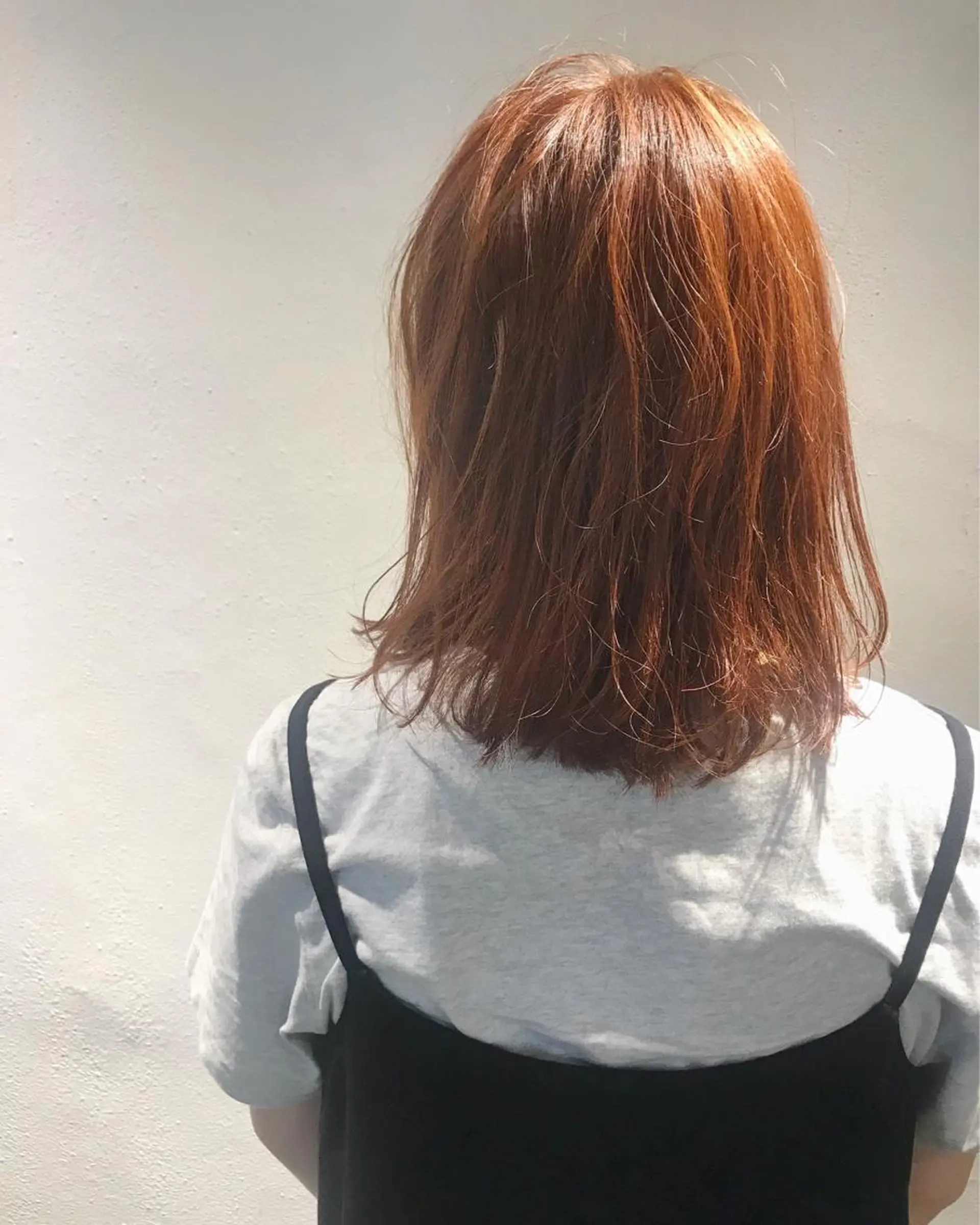 ミディアム カラー オレンジ ヘアカラー トリートメント 🧼柴田 健太郎🧼のヘアスタイル