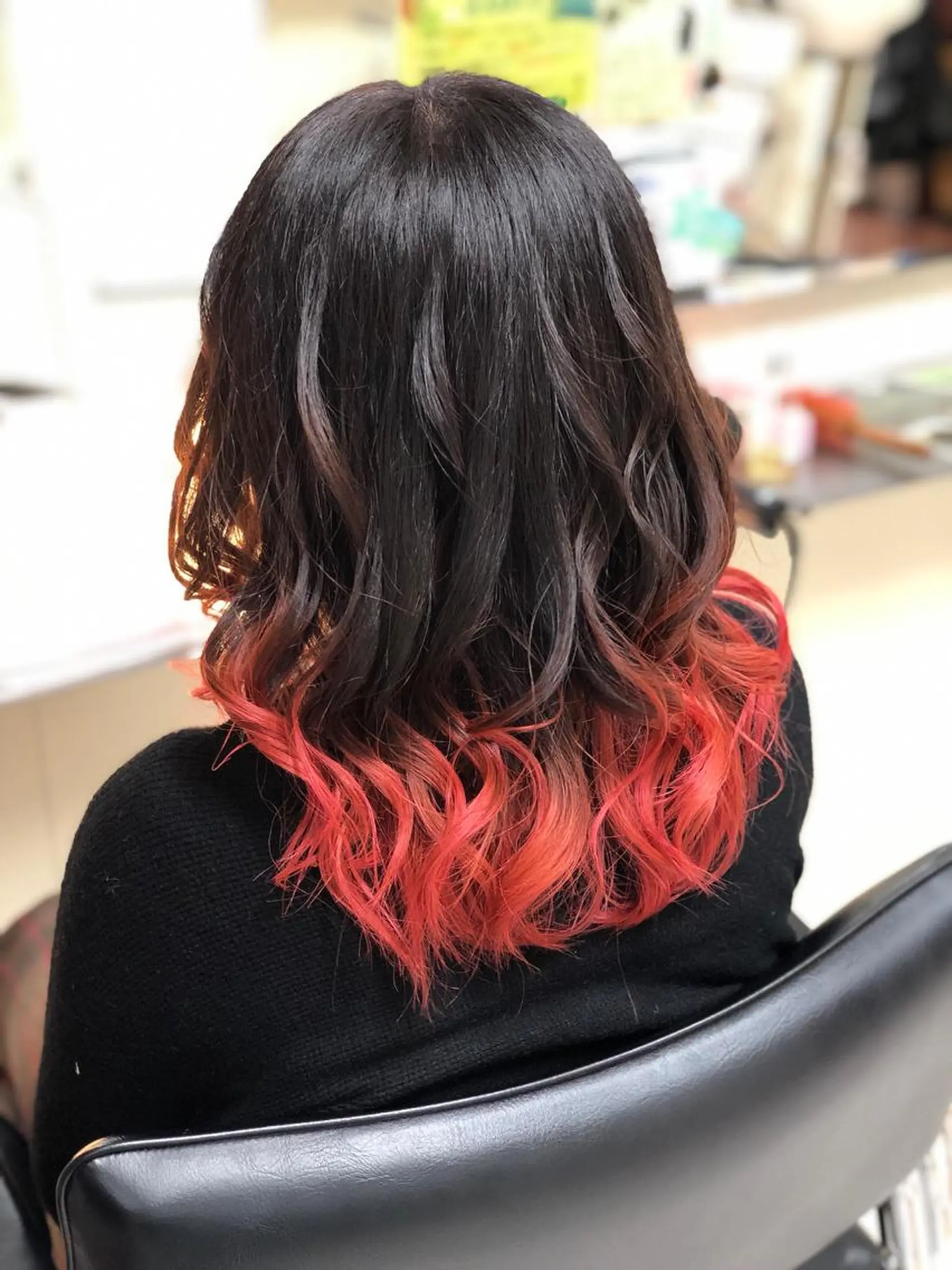 ミディアム カラー ヘアカラー トリートメント 髪質改善カラー🎗️ 滝沢純のヘアスタイル