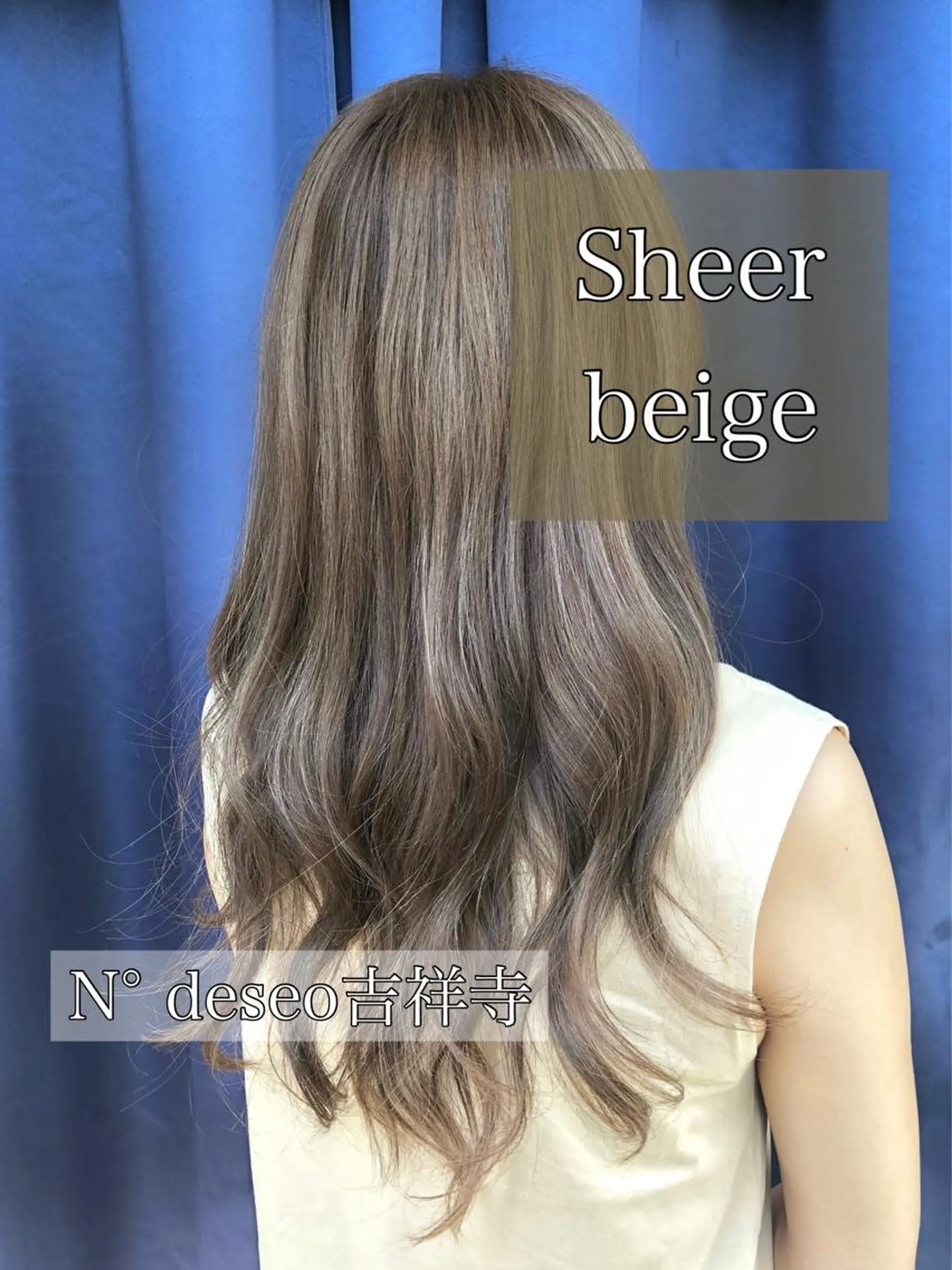 セミロング カラー ヘアアレンジ ベージュカラー ブリーチ 透明感カラー イルミナカラー ブリーチなしカラー カット ヘアカラー トリートメント 推しカラー美容師 Yukino🌈のヘアスタイル