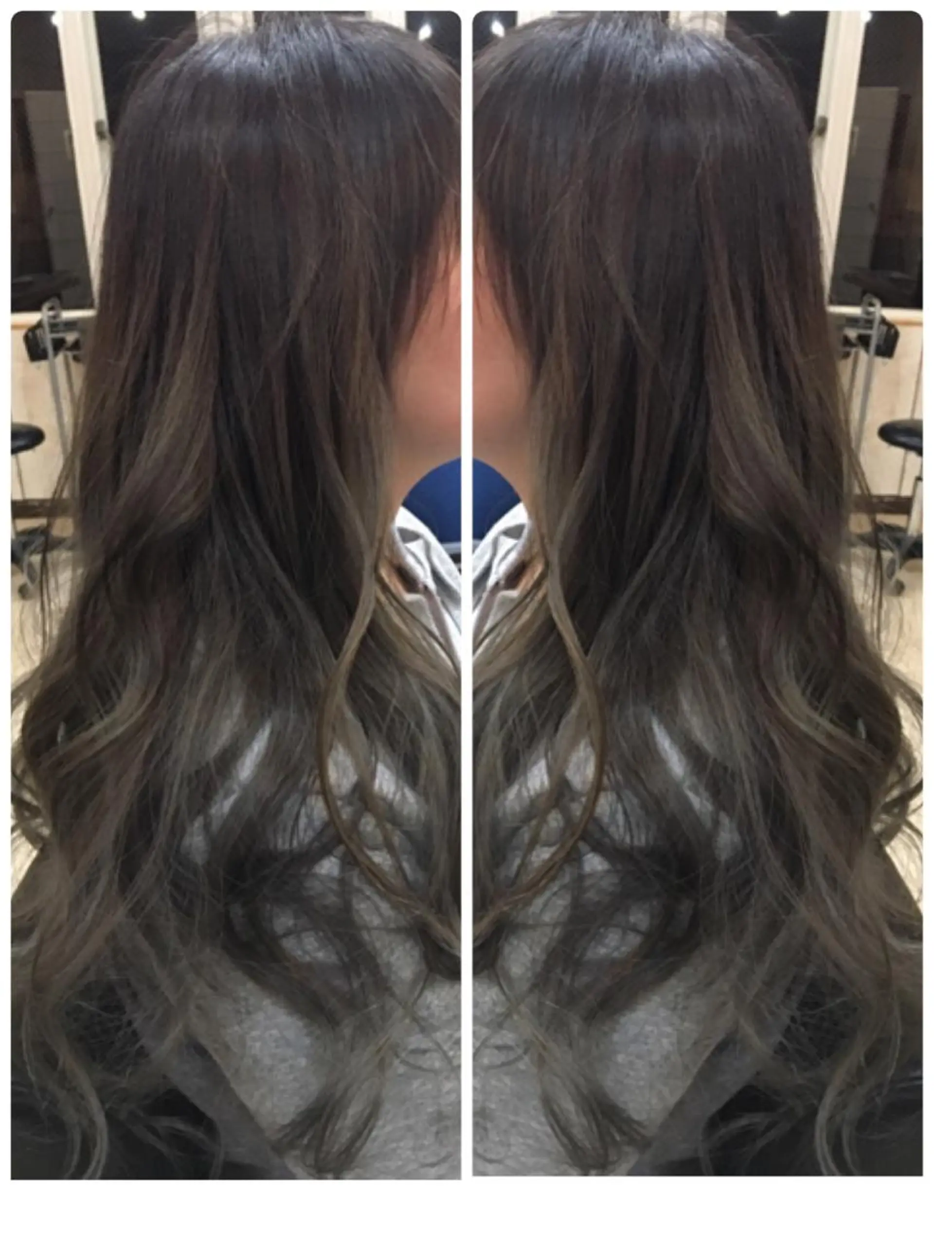 ロング ハイライト ade omotesando所属・鷺谷 玲奈のヘアスタイル