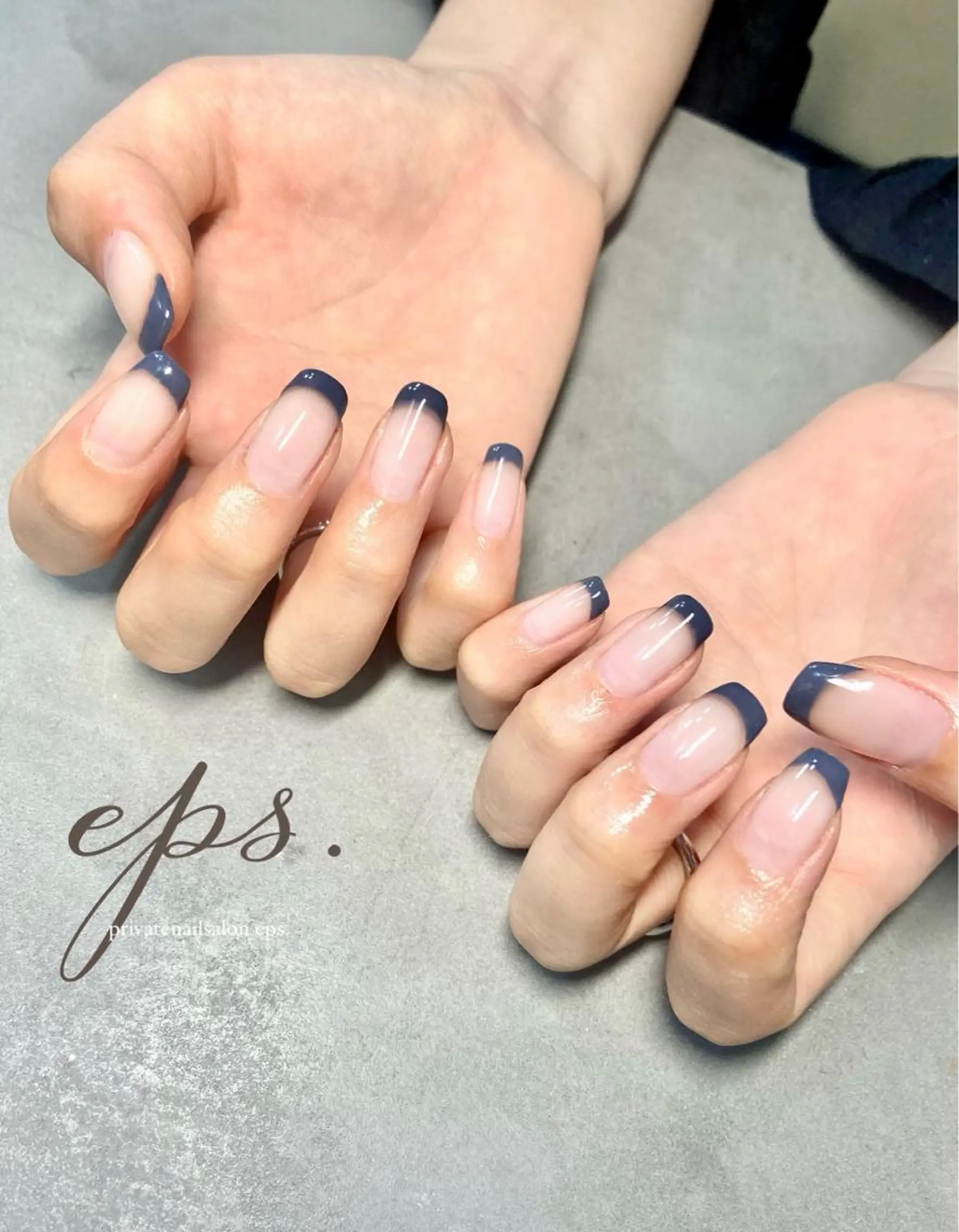 ネイル フレンチネイル ハンドネイル privatenailsalon eps.所属・eps. akiraのネイルデザイン