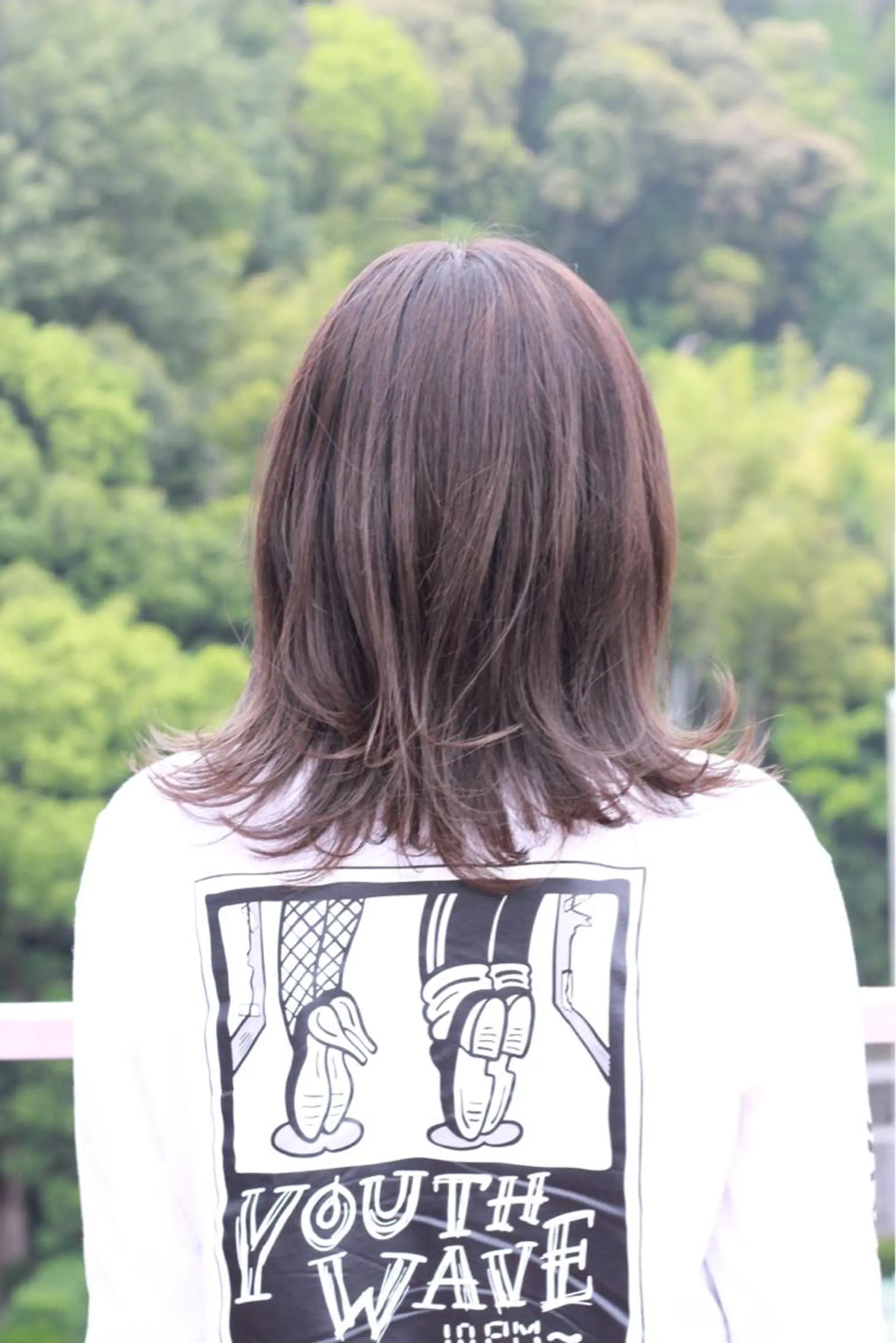 ミディアム カラー アッシュ ヘアカラー Viage （ビアージュ）のヘアスタイル