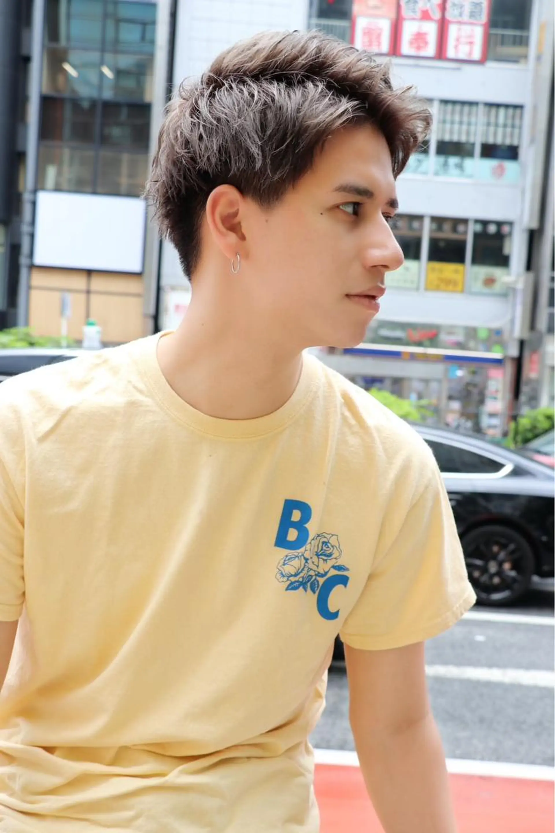 ショート カラー パーマ メンズ カット ヘッドスパ ヘアセット SALOWIN所属・半個室メンズ カット🥕羽鳥淳妃のヘアスタイル