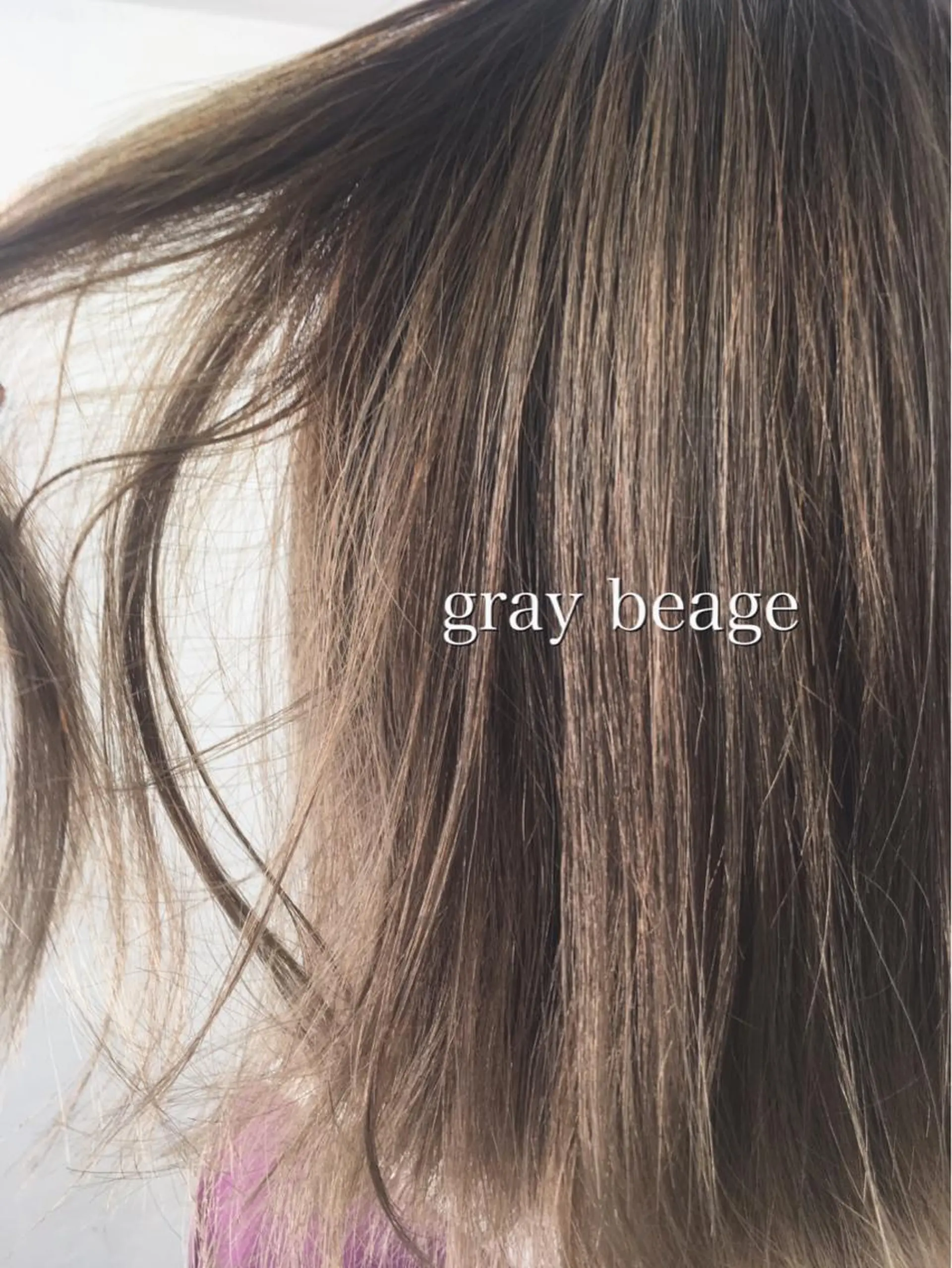 ミディアム カット ヘアカラー まお♡レイヤーカット ×色っぽstyleのヘアスタイル