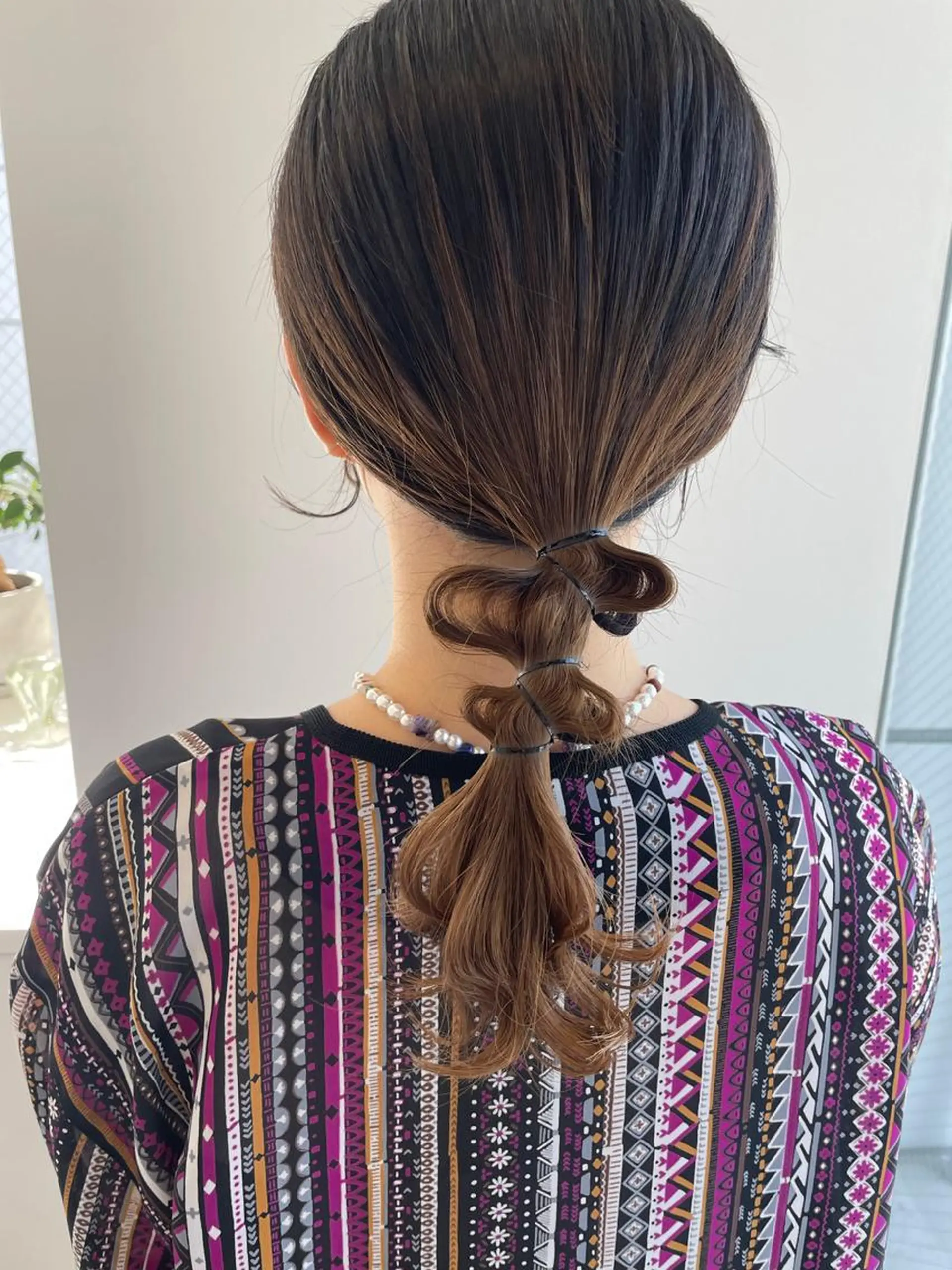 セミロング 永井 瑞穂のヘアスタイル