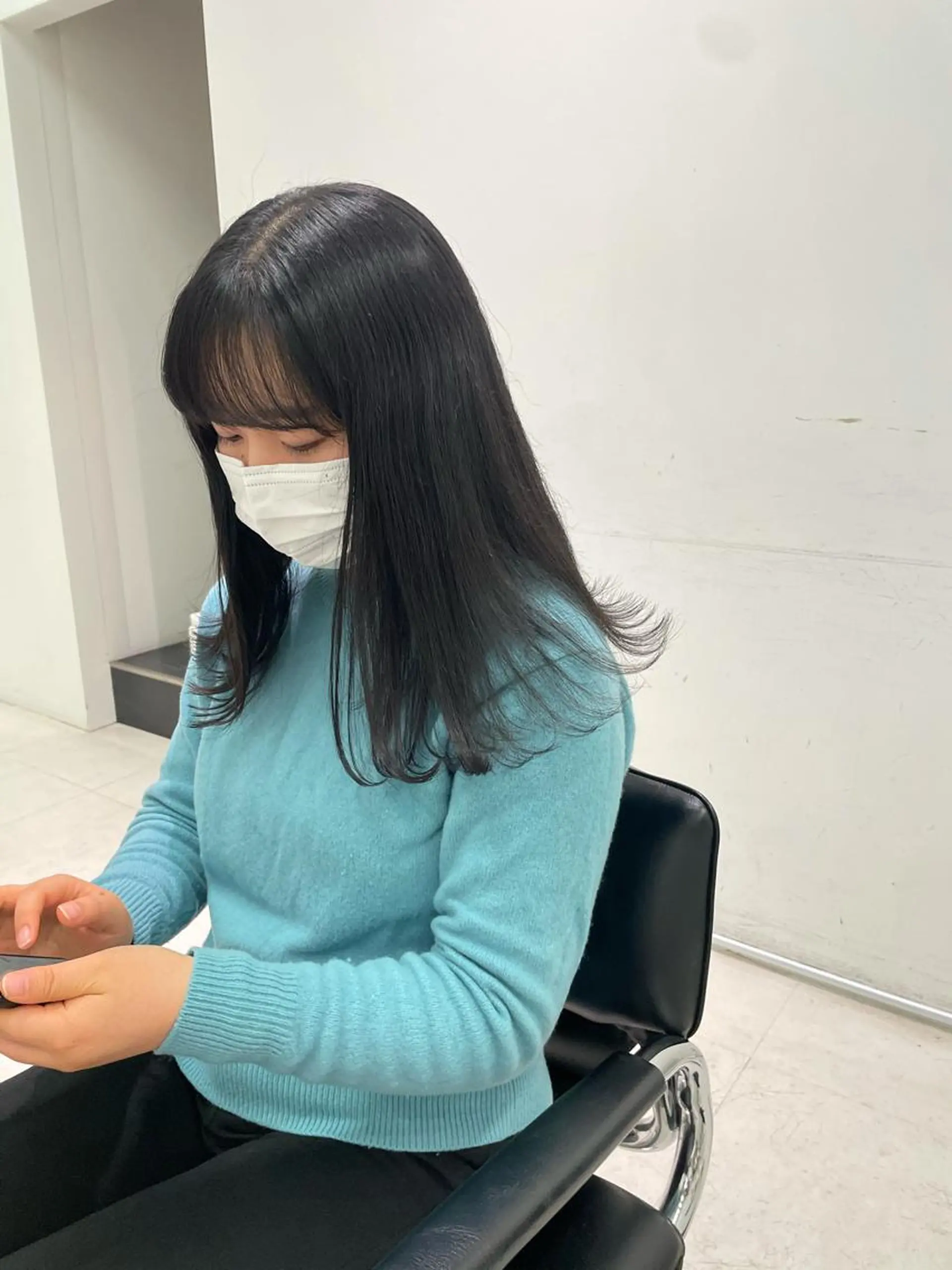 セミロング カラー キッズ カット トリートメント オトナヘア🌸 harukaのヘアスタイル