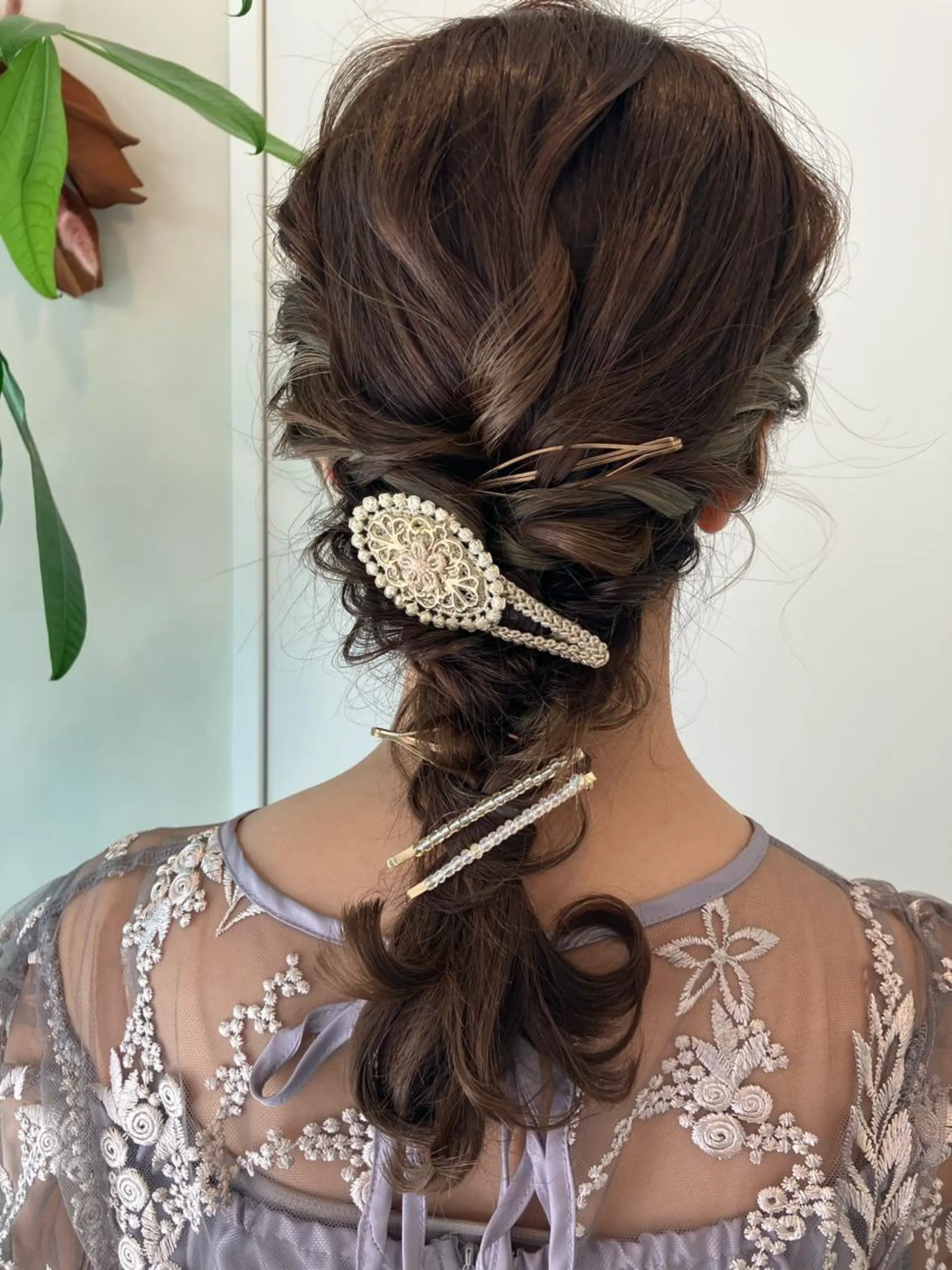 ヘアアレンジ 結婚式・ブライダル Hair&Make Nahoのマツエク・マツパデザイン