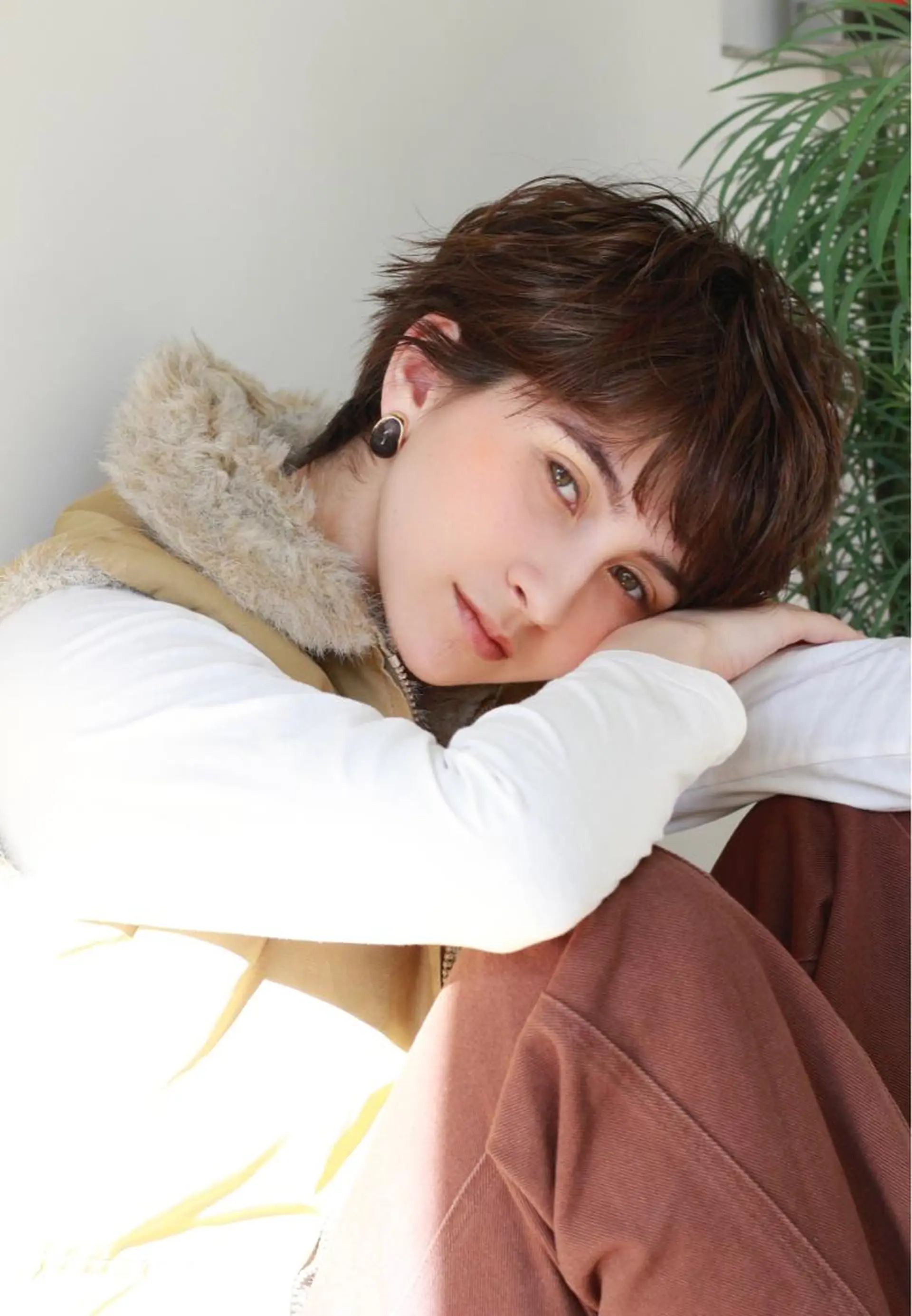 ショート カット トリートメント 白土 さくらのヘアスタイル