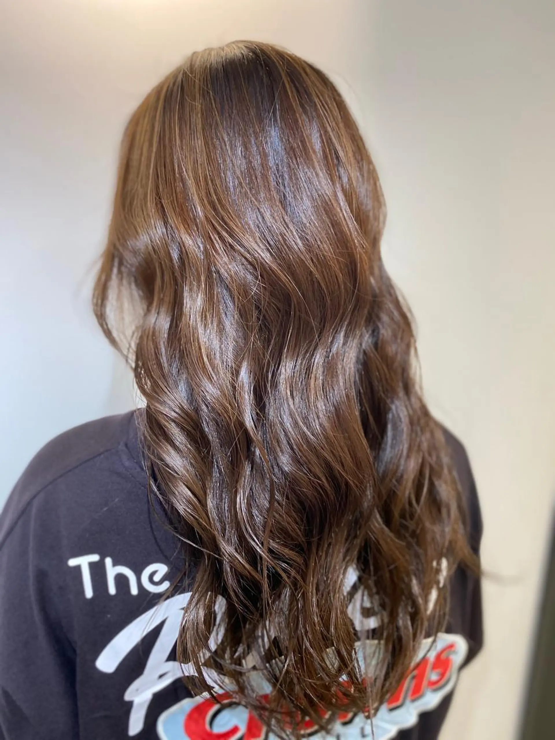 ロング ハイライト opus 店長大和 レイヤー/赤み消しのヘアスタイル