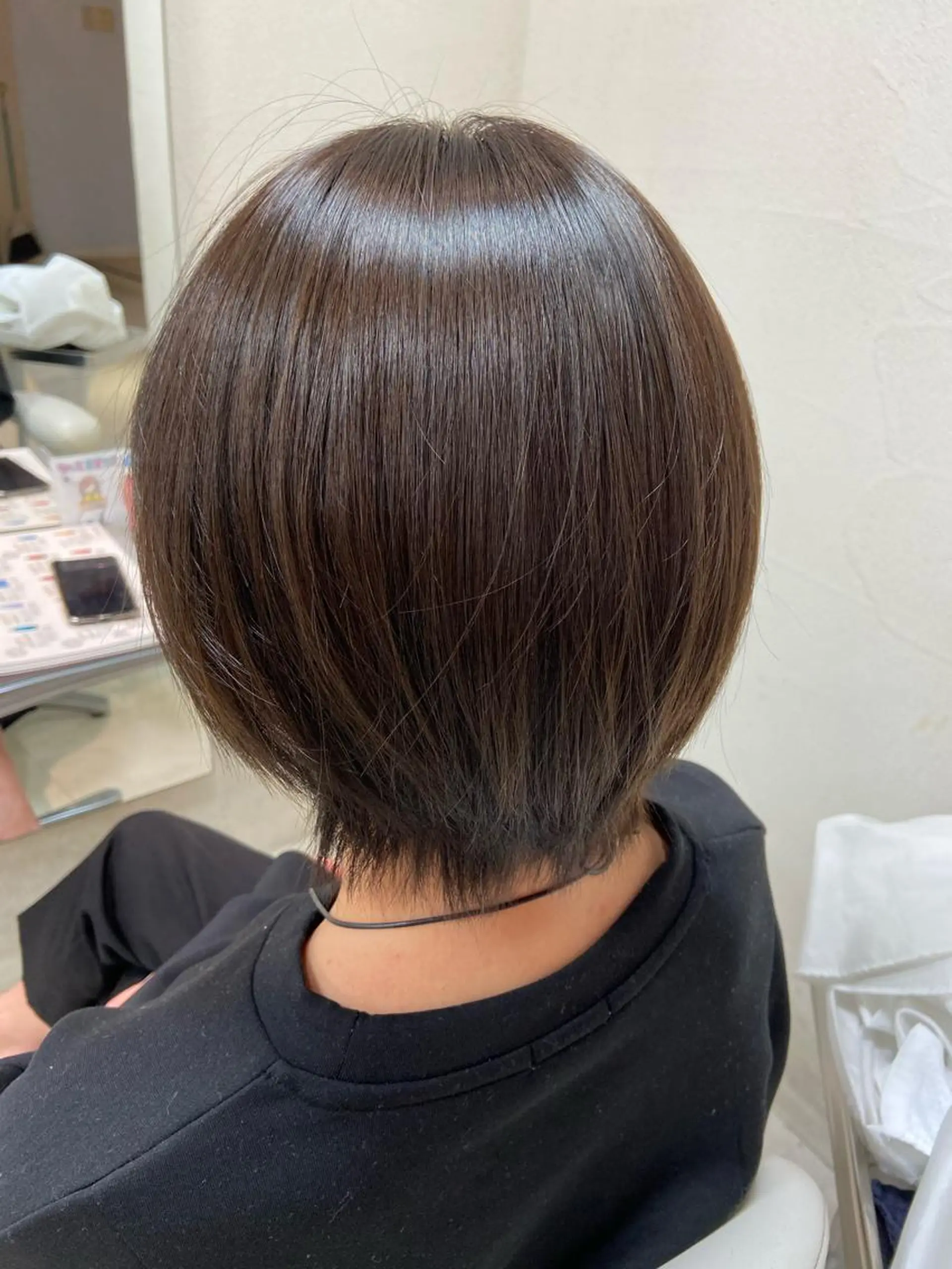 ショート カラー ブルーカラー ブラウンカラー ヘアカラー トリートメント 菊地 美憂のヘアスタイル