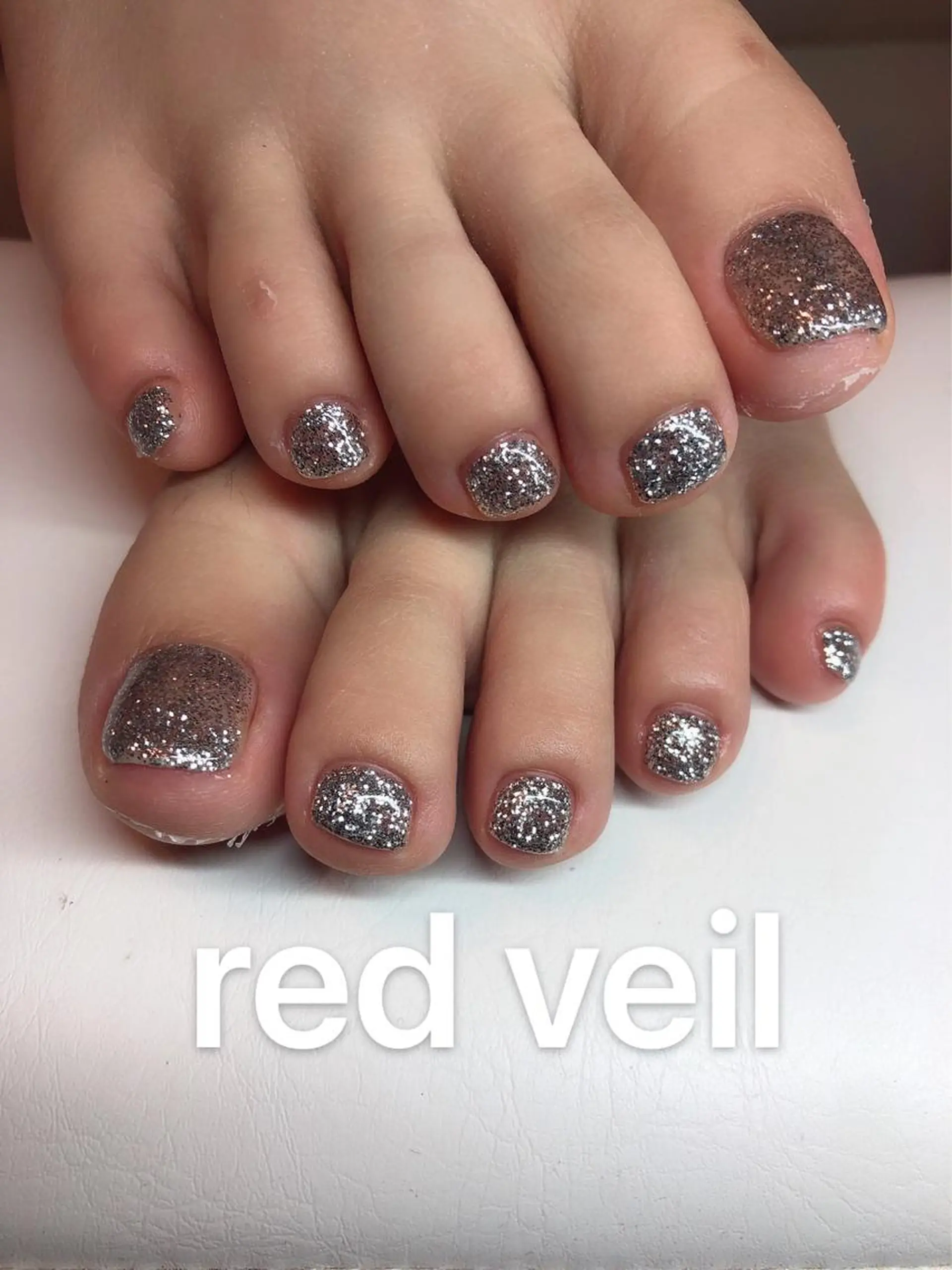 ショート ネイル フットネイル 長さ出し専門 nynaのネイルデザイン