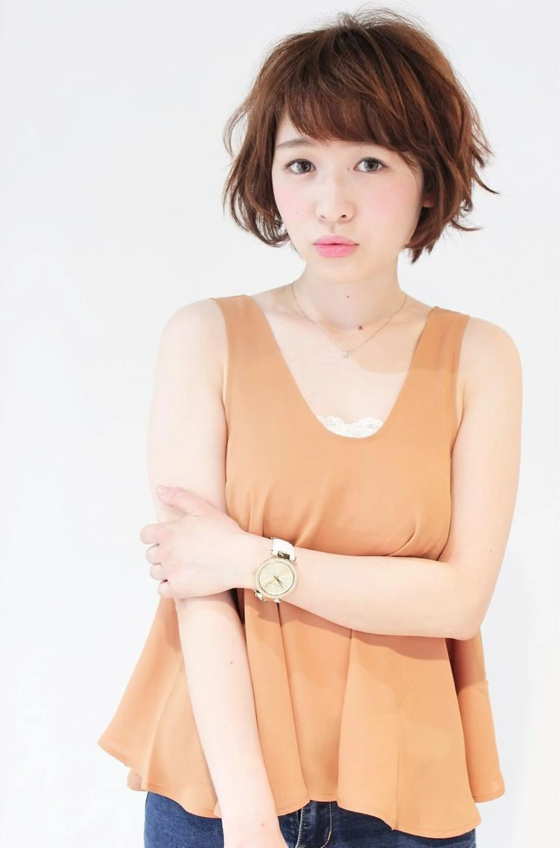 ショート ショートボブ ボブ ショートヘア 河野 薫のヘアスタイル