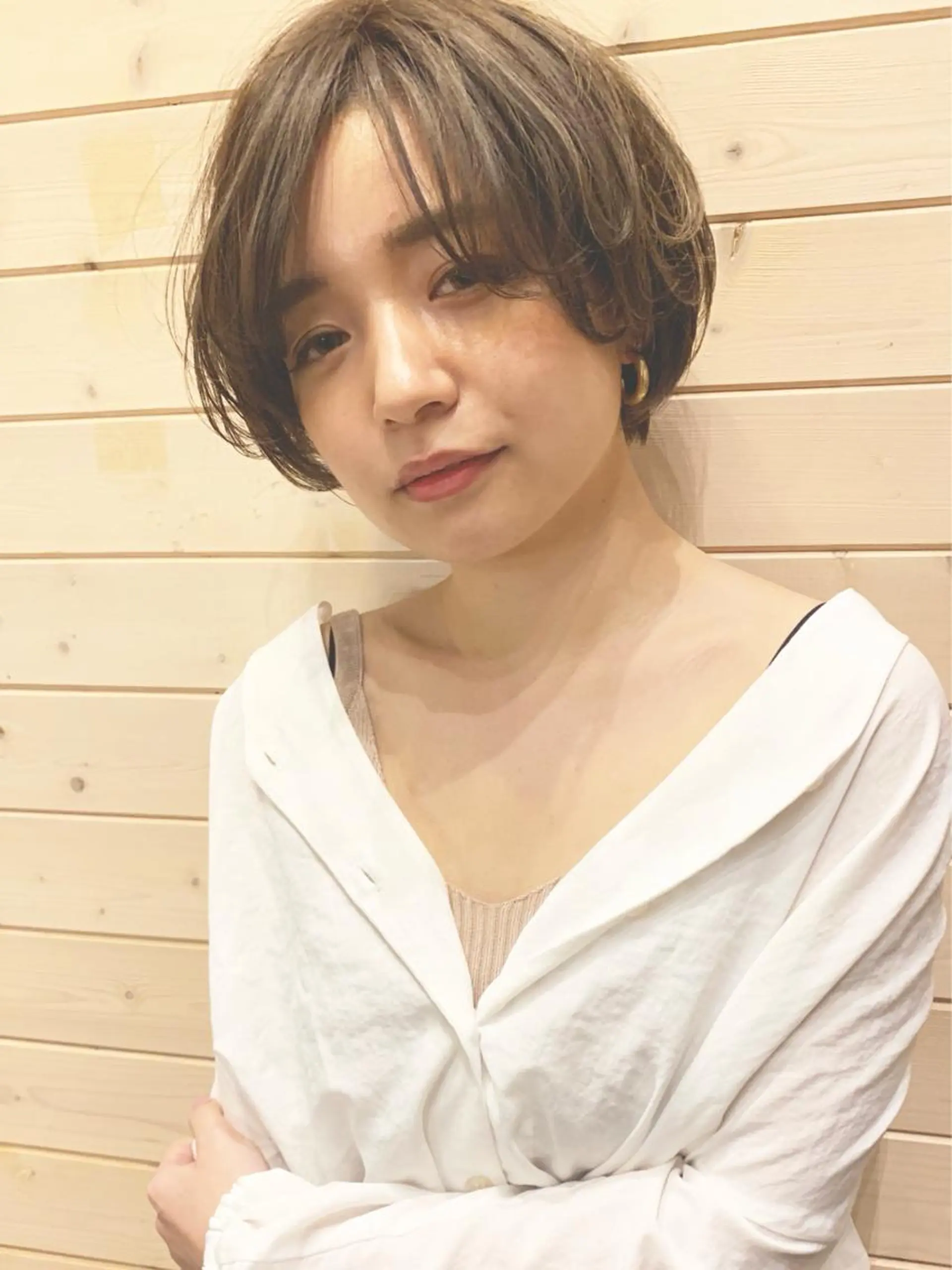 ショート カラー ハイライトカラー ハイライト ショートヘア toi【トワ】所属・安達 俊亮のヘアスタイル