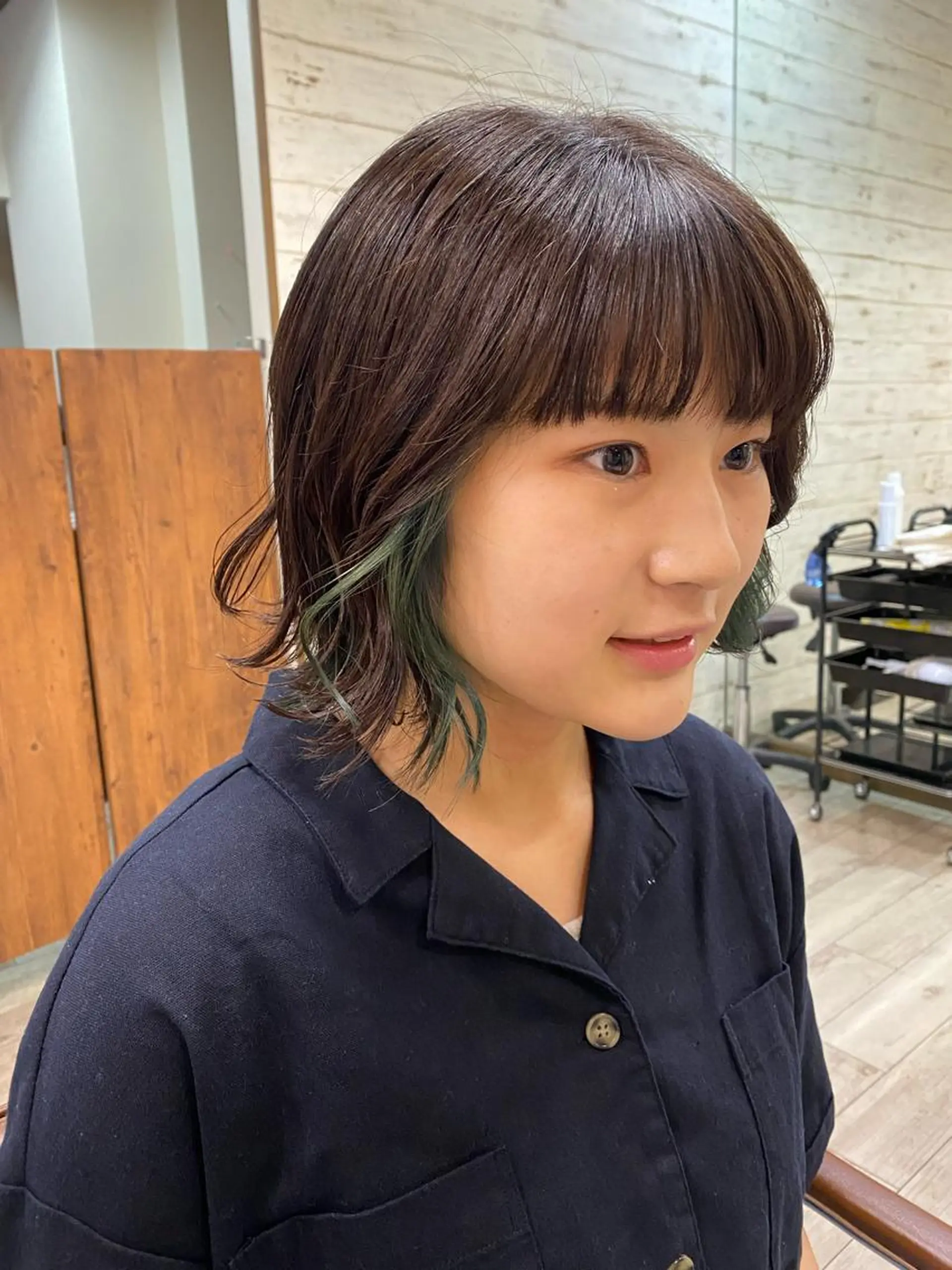 ミディアム ｲﾁｶﾜ ﾐｵ/ minim hairのヘアスタイル