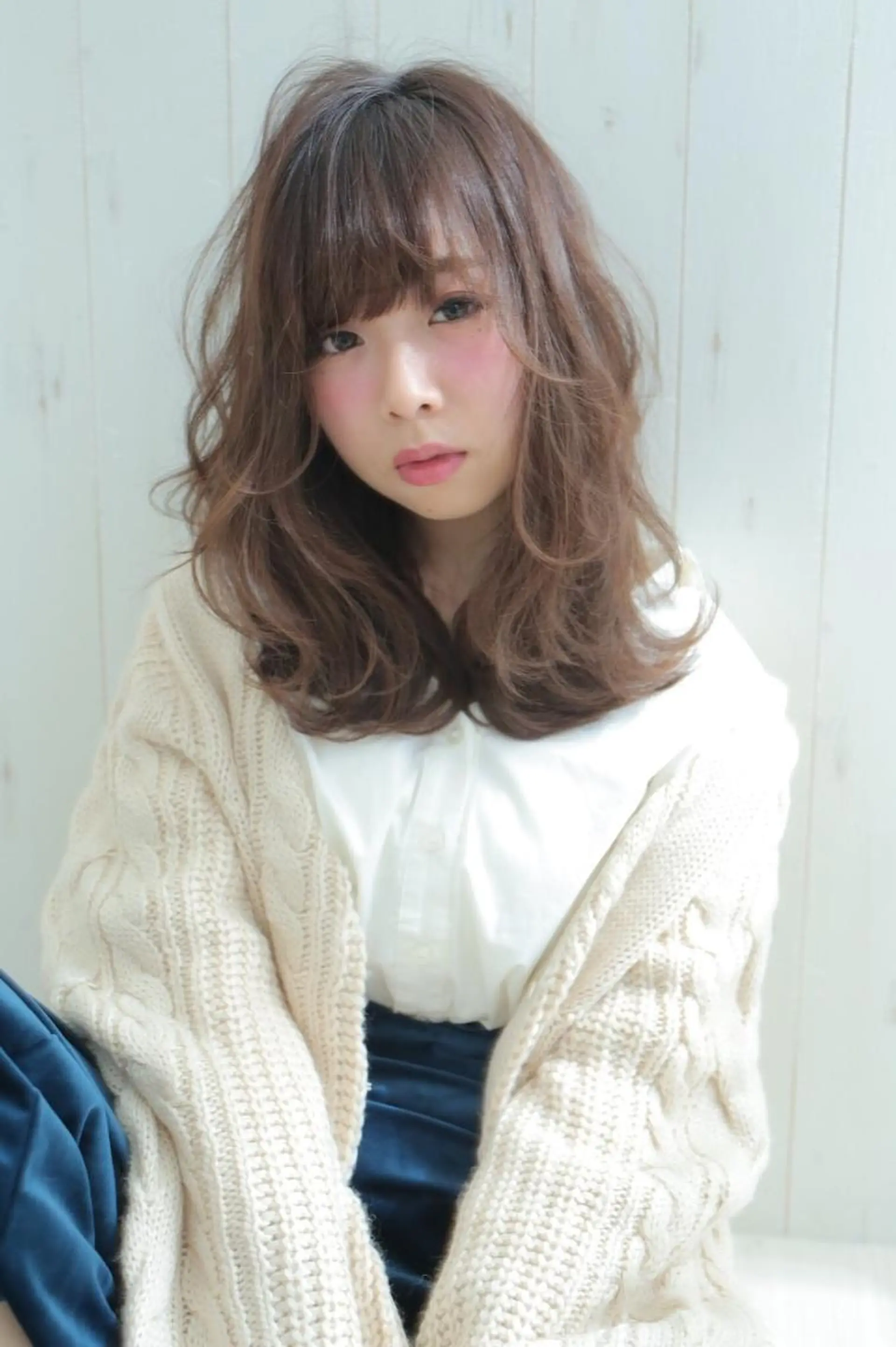 セミロング 指名支持率NO.1 スタイリストのヘアスタイル