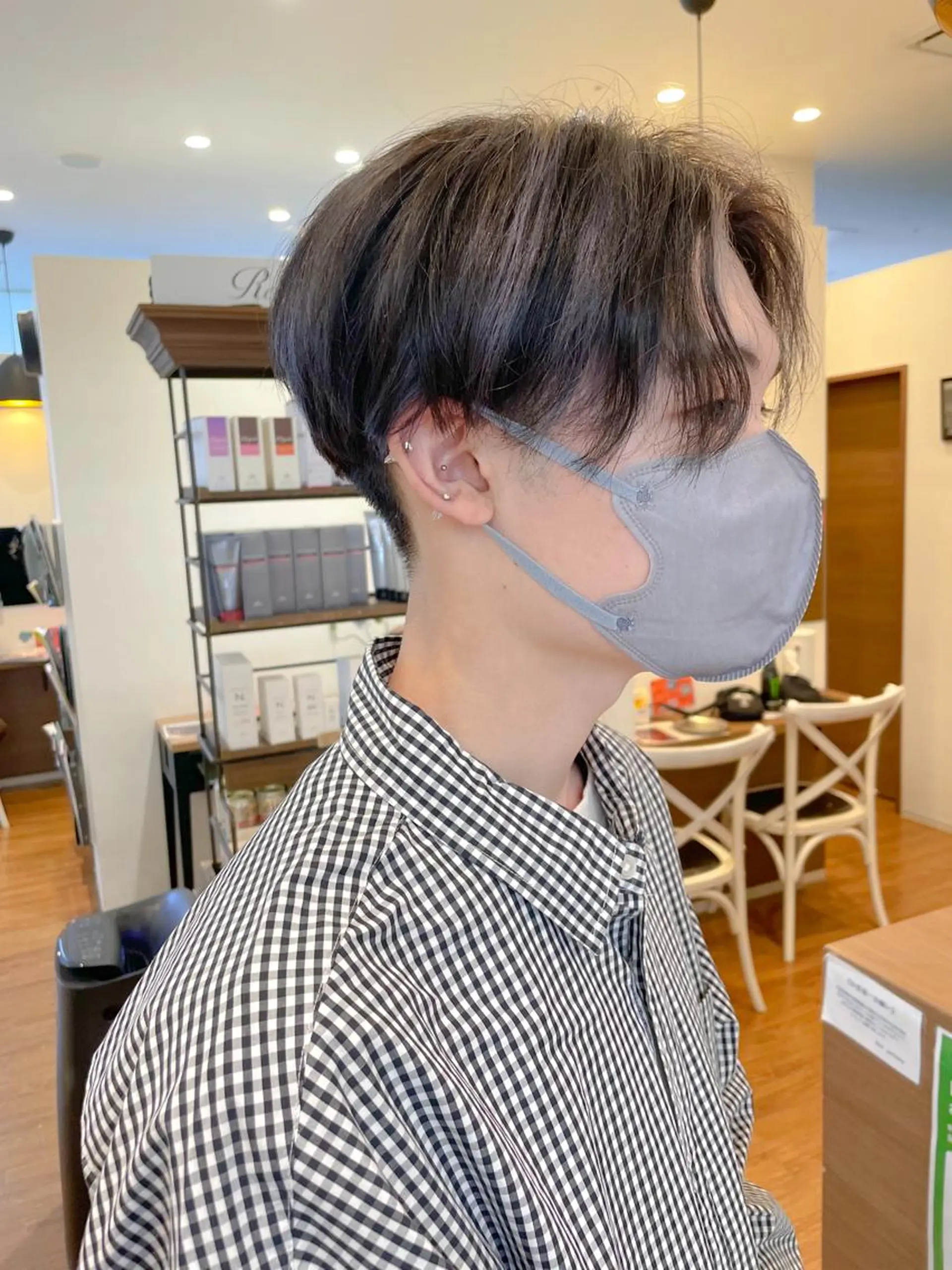 ショート カラー ハイライトカラー ハイライト ヘアカラー 髪質改善/ブリーチ 田代 龍我のヘアスタイル