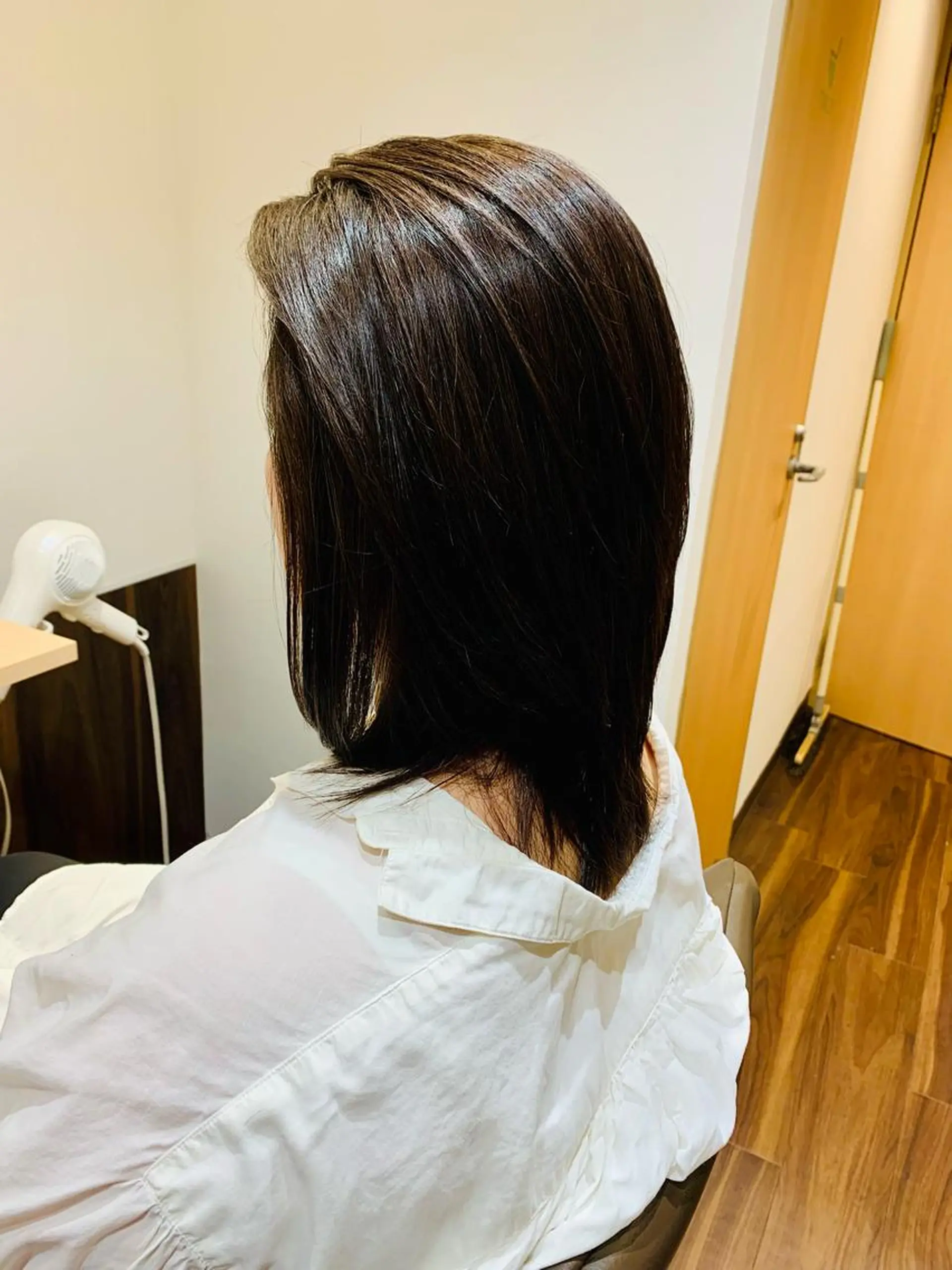 ミディアム カット ヘアカラー トリートメント green feel 長原所属・西山 大樹のヘアスタイル