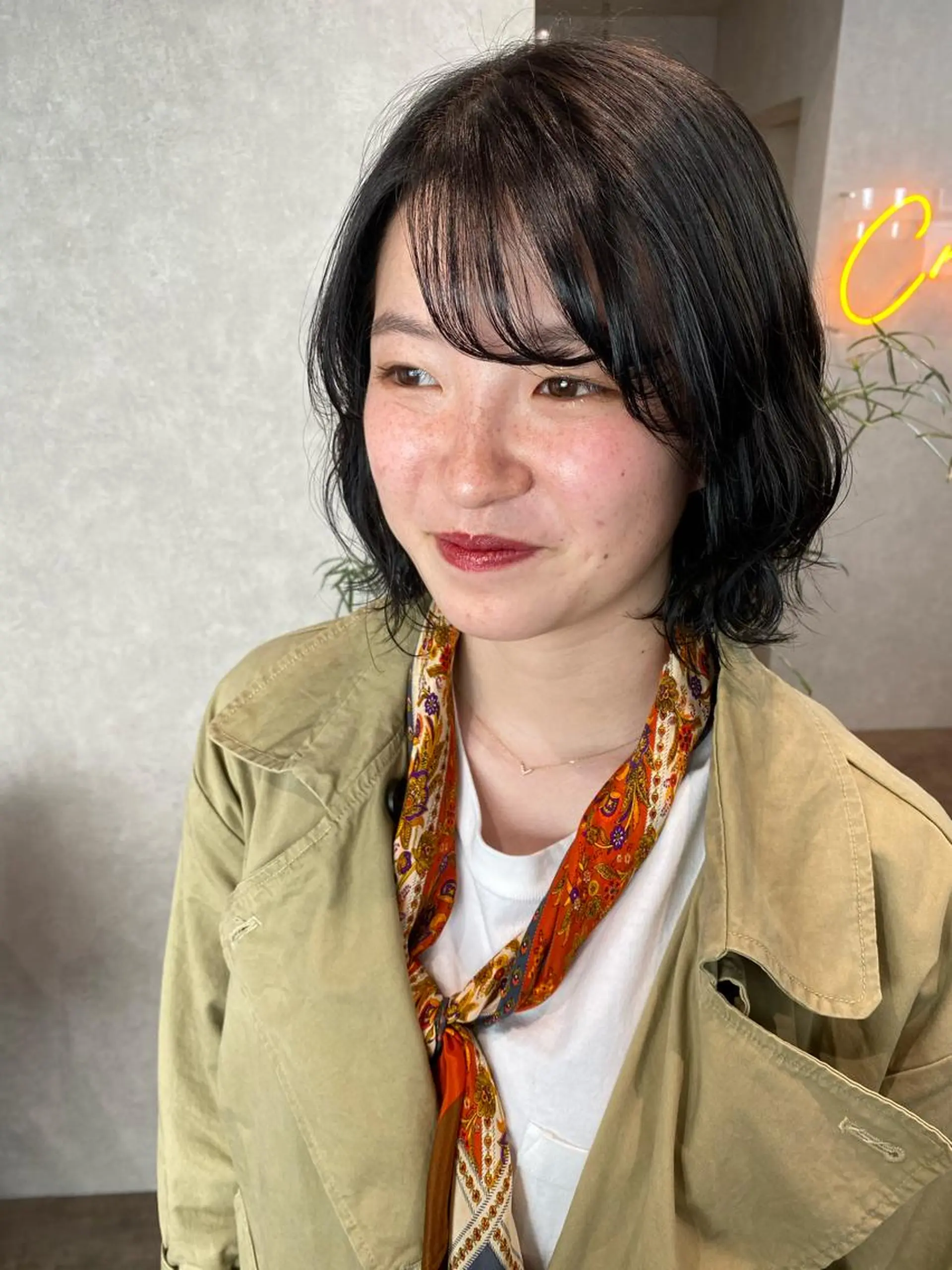 ミディアム カラー ヘアアレンジ XENA表参道 MIKUのヘアスタイル