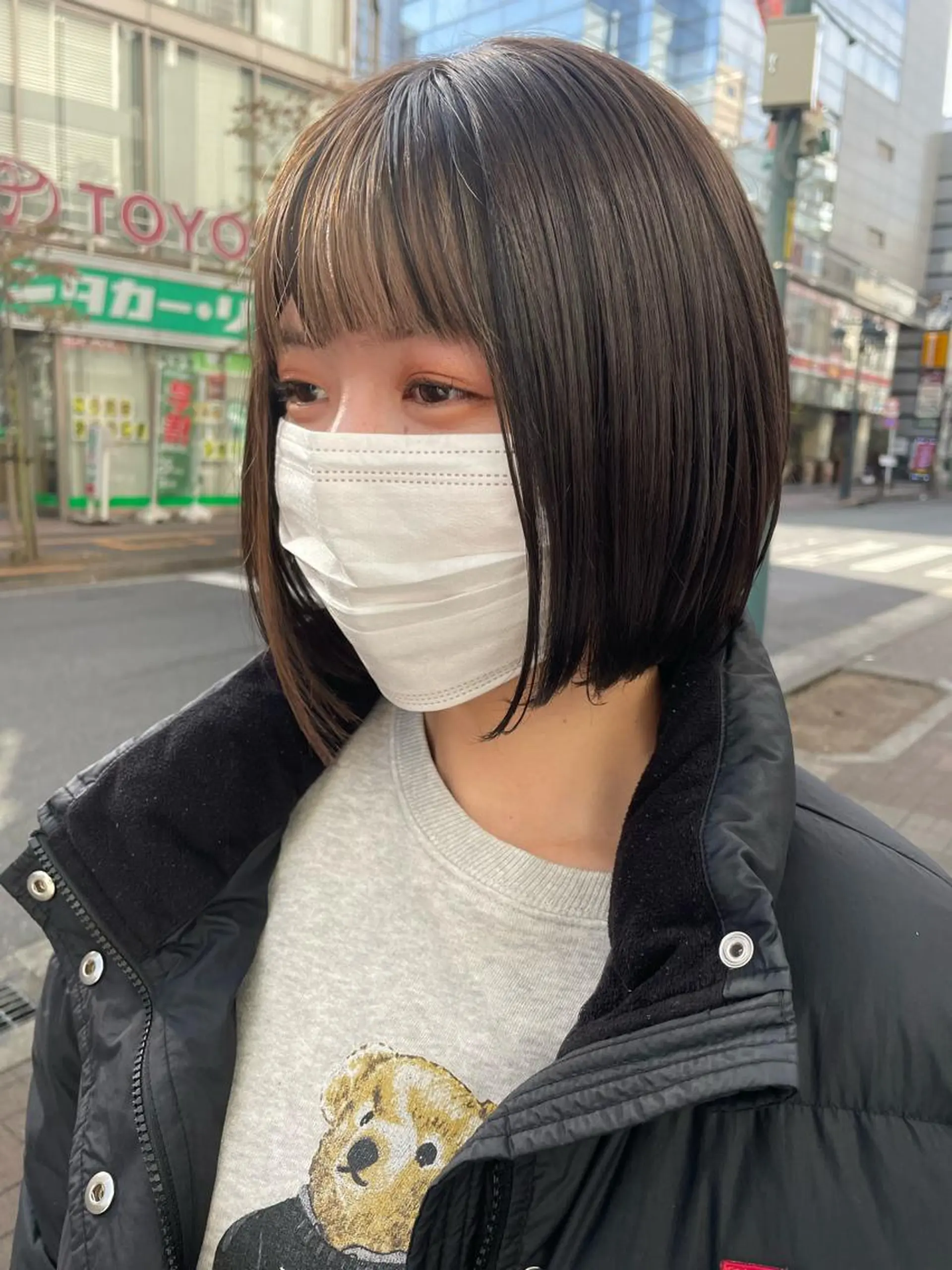 ミディアム カラー インナーカラー ヘアカラー トリートメント 韓国ヘア🦋 MIYUのヘアスタイル