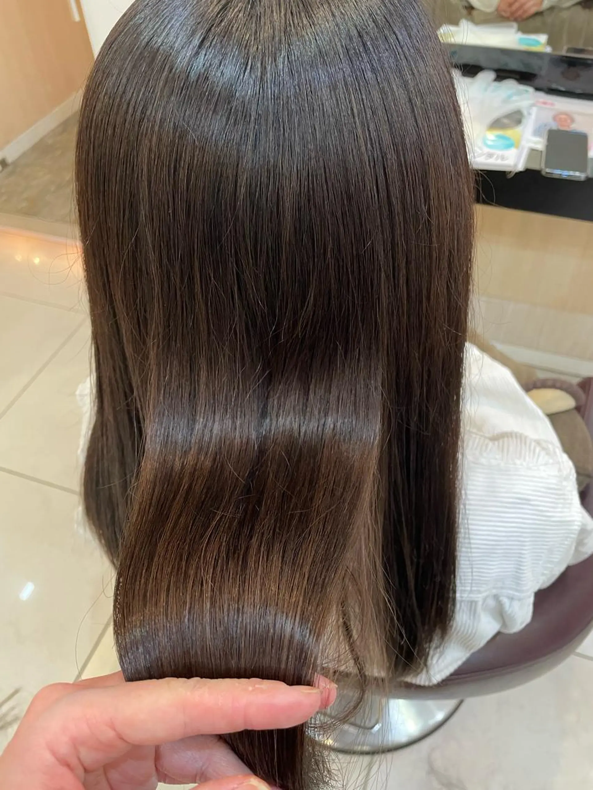 セミロング カラー パーマ カット 縮毛矯正 リリー /Men's/パーマのヘアスタイル