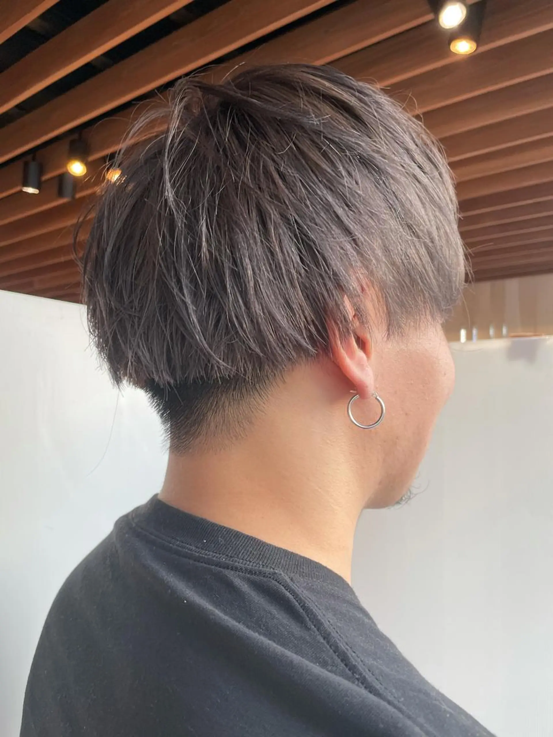 メンズ ショート・ボブ 中村俊哉のヘアスタイル