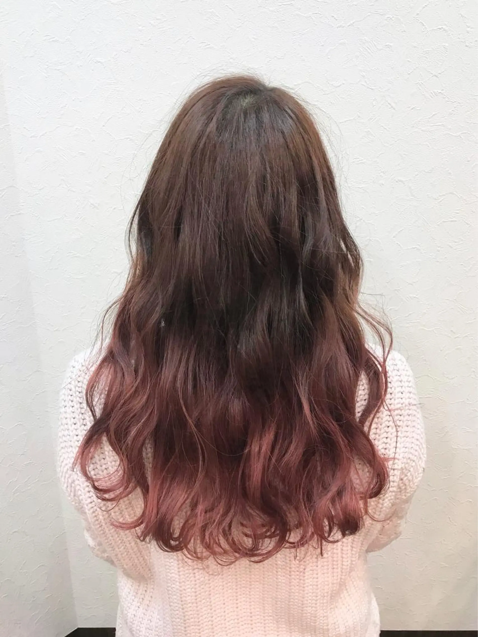 ロング カラー a-o横浜所属・色落ちまでキレイに！ ！女性サロンのヘアスタイル