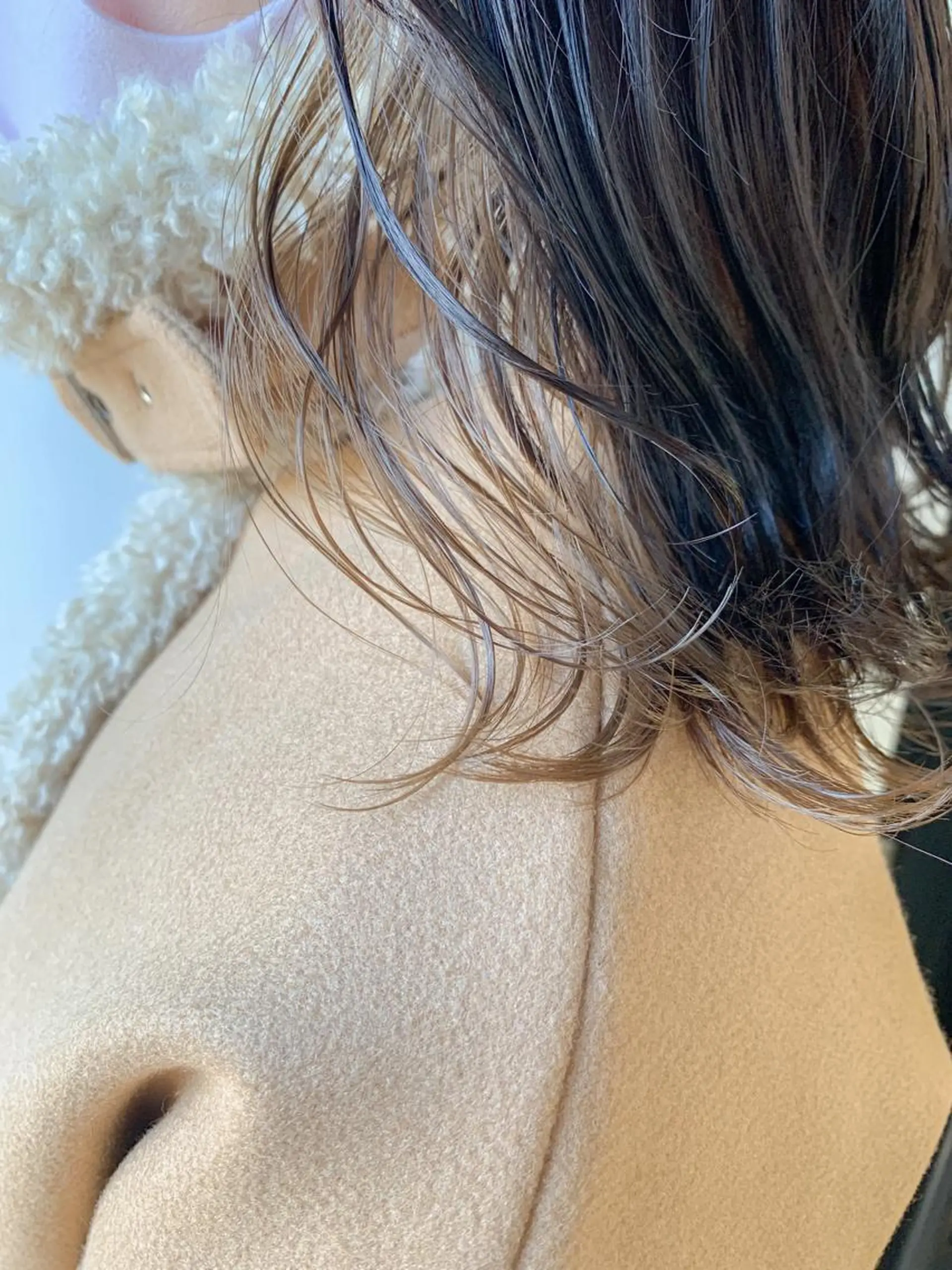 ミディアム カラー ヘアアレンジ ヘアカラー トリートメント yuka .のヘアスタイル