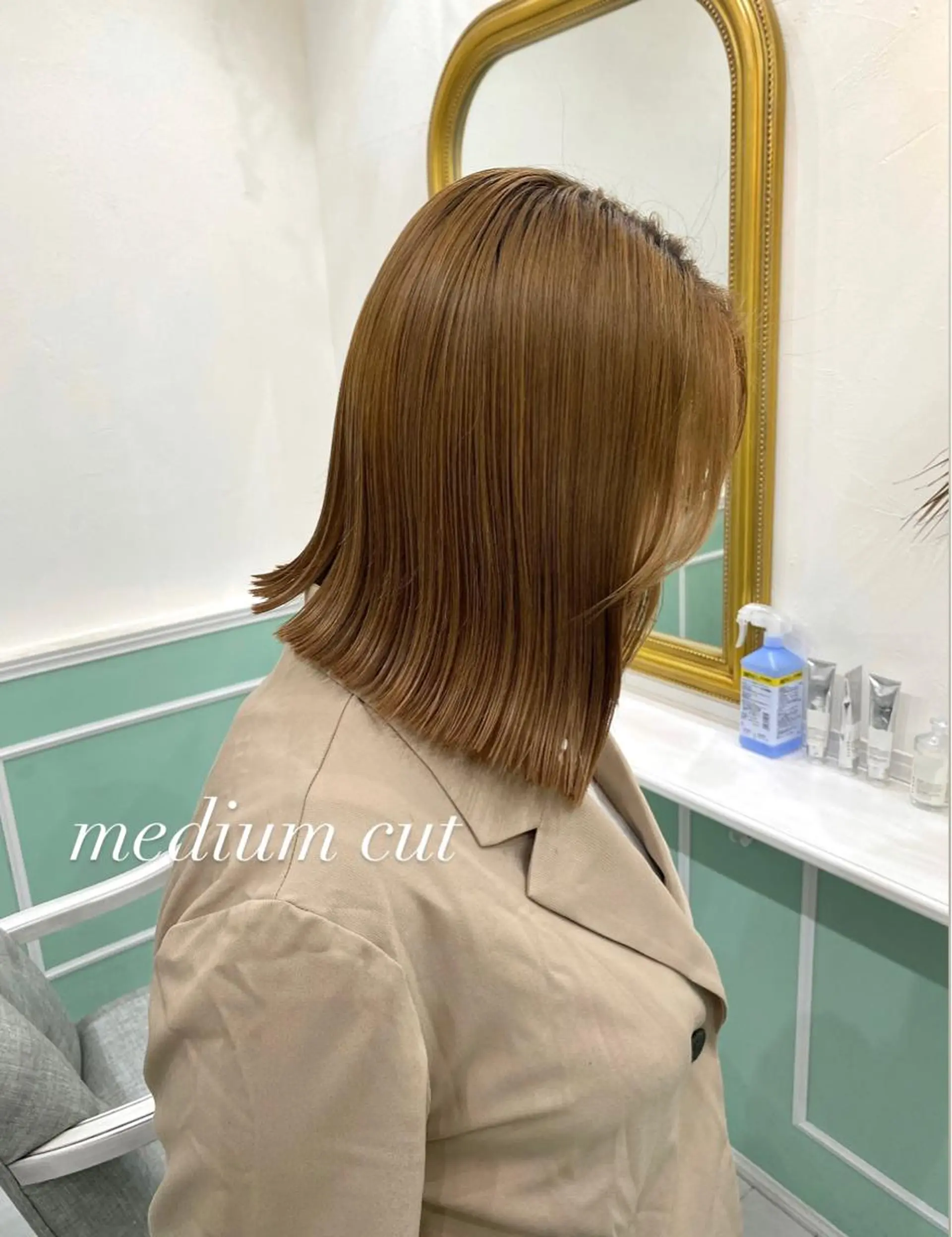 ミディアム 外ハネヘア flen所属・𖤣𖥧𖥣𖥧田中 姫乃𖤣𖥧𖥣𖡡のヘアスタイル