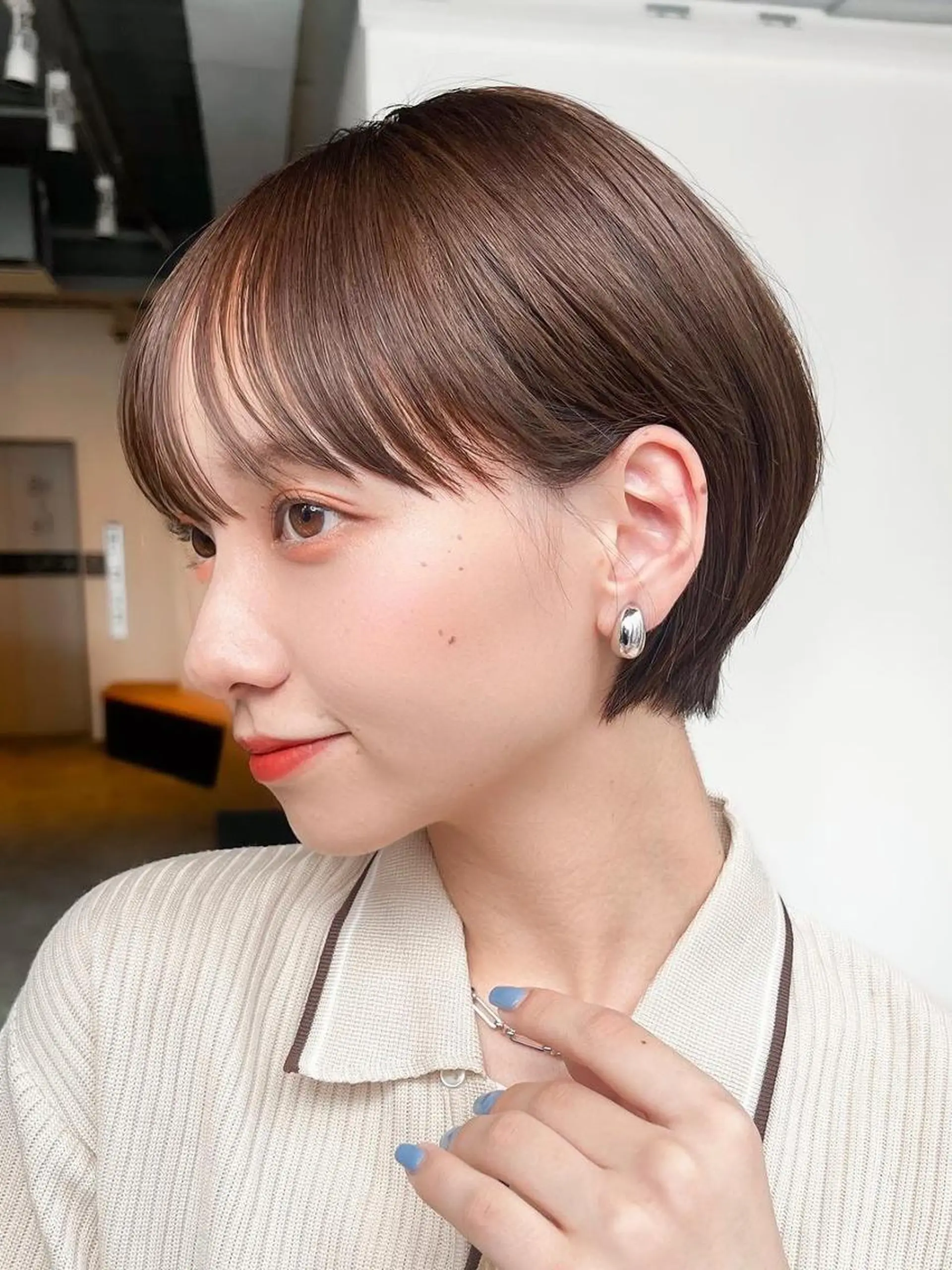 カラー ショート ショートヘア カット ヘアカラー トリートメント ITbyALBUM 八王子店のヘアスタイル