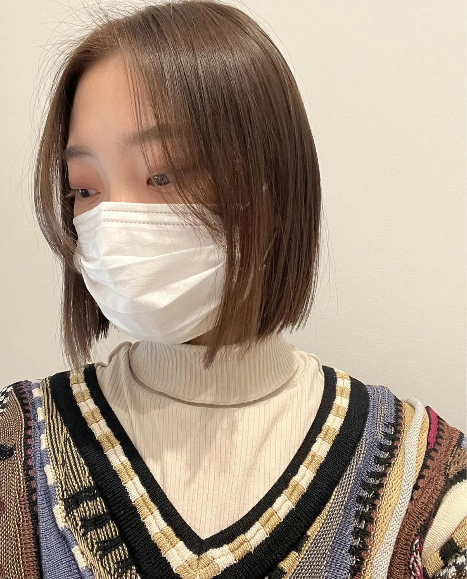 ショート カラー ベージュカラー ブリーチ ブリーチなしカラー お洒落パーマ/ボブ ❄️Tomoka❄️のヘアスタイル