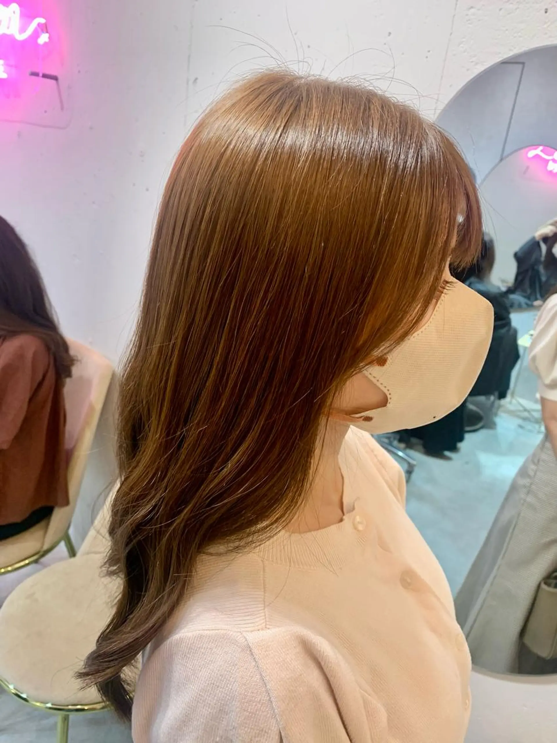 ミディアム 新宿/韓国レイヤー/ 顔周りカット松本美晴のヘアスタイル