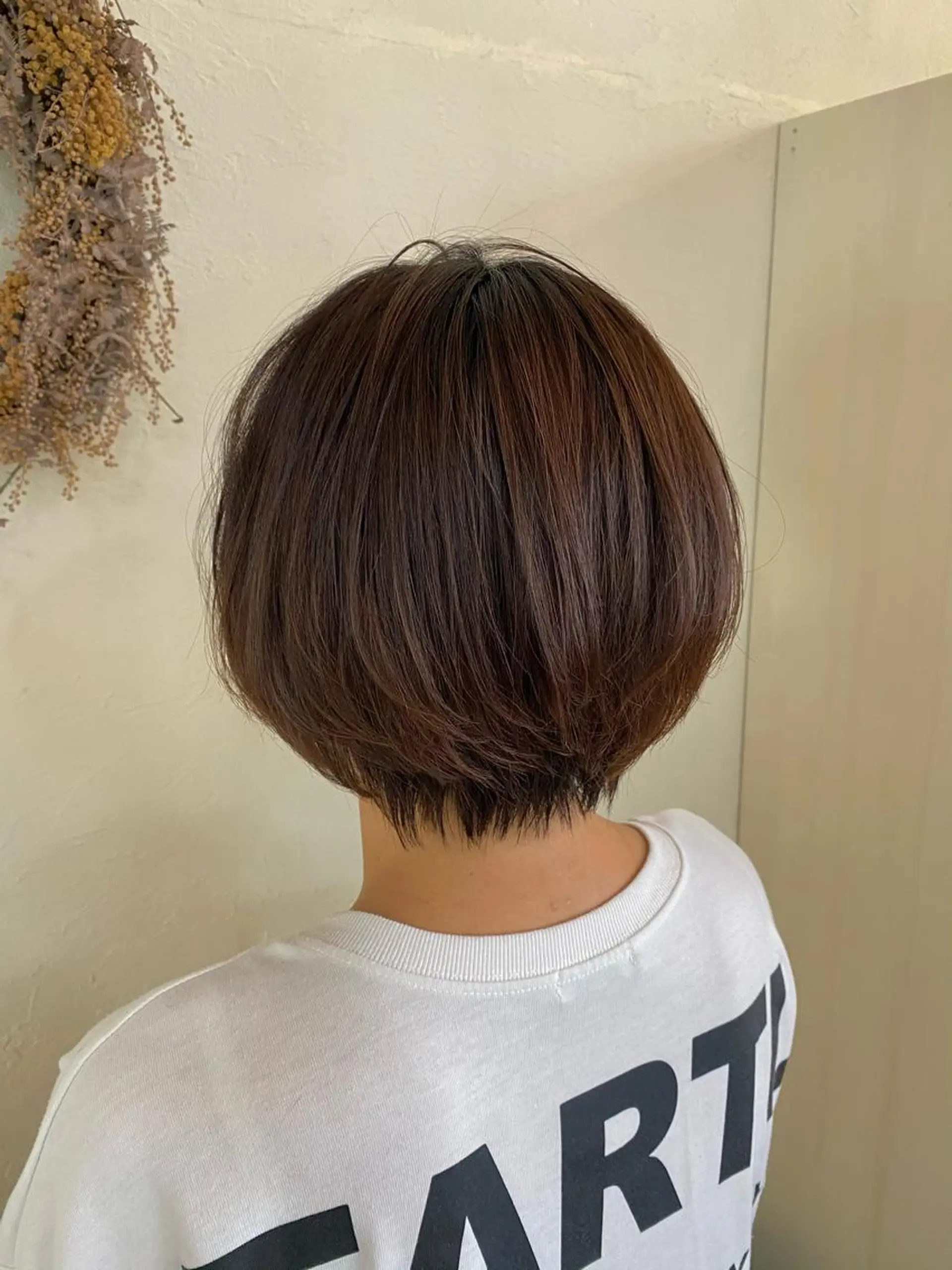ショート パーマ くせ毛 ショートヘア ストレートパーマ カット パーマ トリートメント ENIF ヤマグチアツコのヘアスタイル