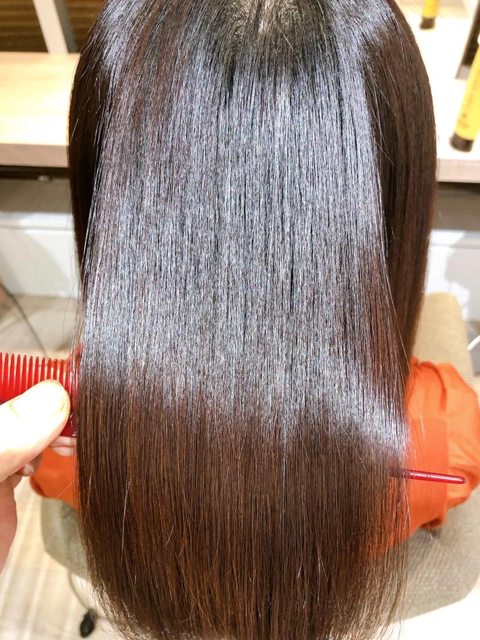 セミロング 小顔カット トリートメント 酸熱トリートメント CYNTHIADUE 店長｜ IRISUのヘアスタイル