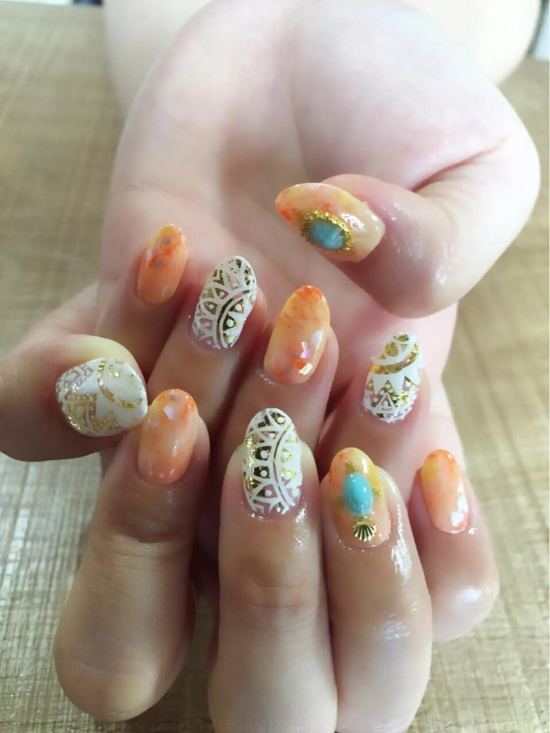 ネイル ツメトマツゲ .のネイルデザイン