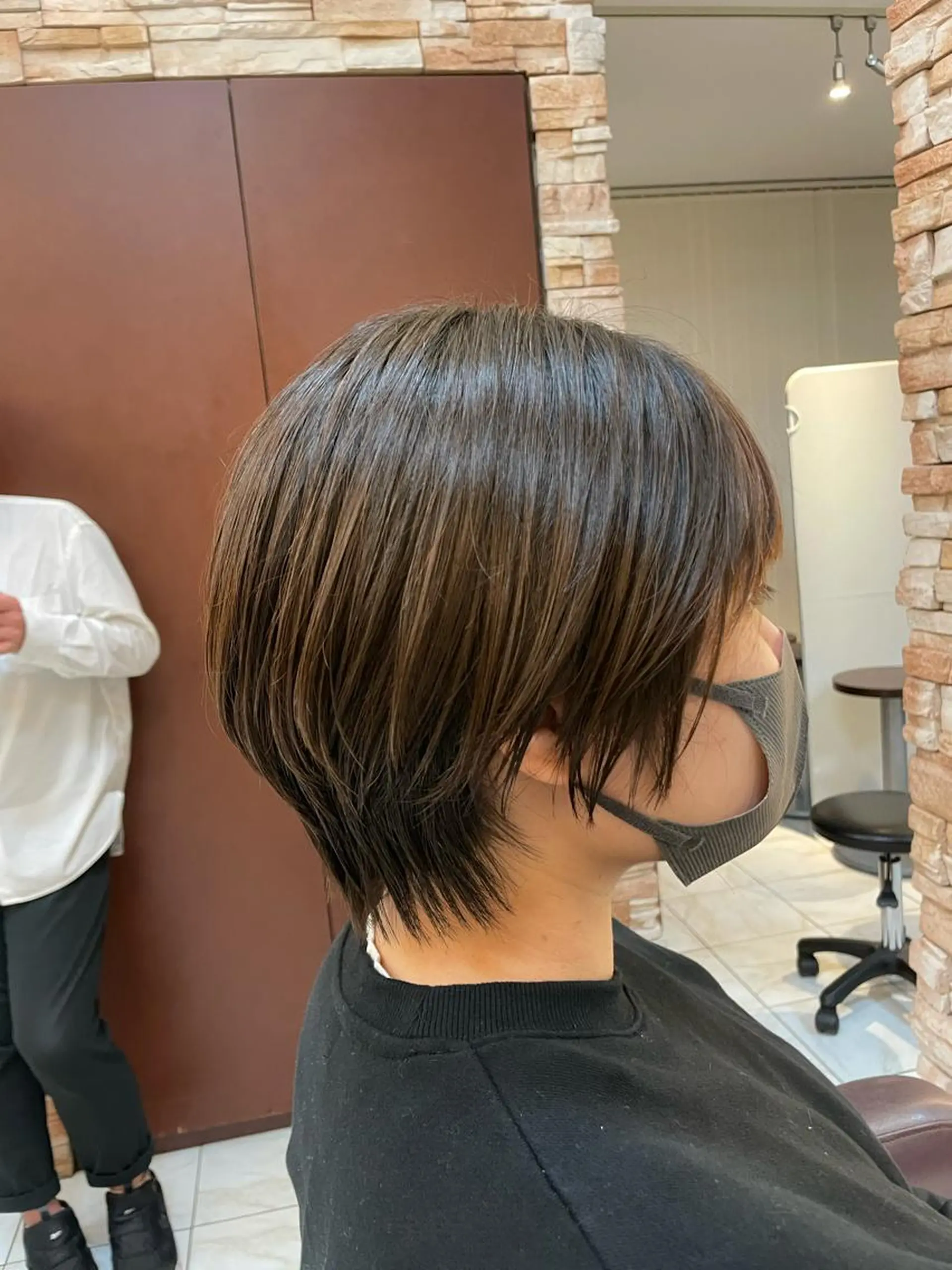 ショート 新籾 尚哉のヘアスタイル