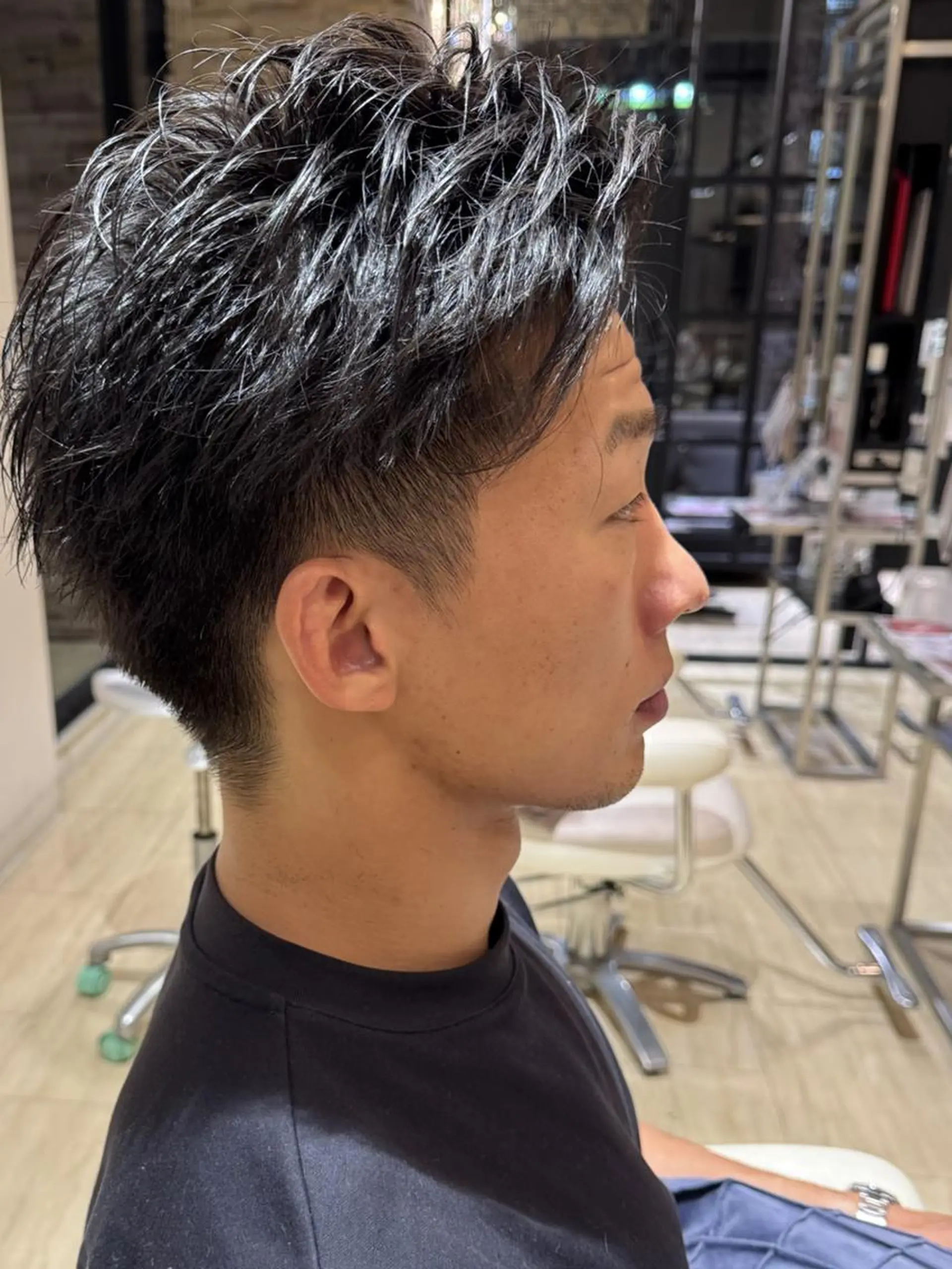 メンズ フェードカット メンズハイライト メンズパーマ カット 💈メンズ専門💈 ✂︎美容師✂︎渡辺翔のヘアスタイル